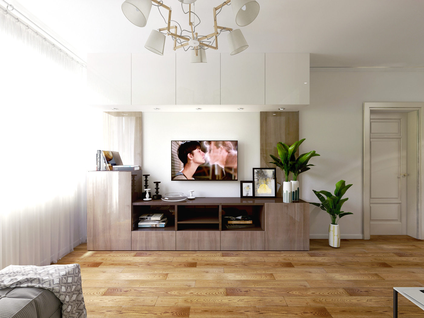 Дизайн проект 2 х. комн. квартиры — Изображение №2 — 3D на Dprofile