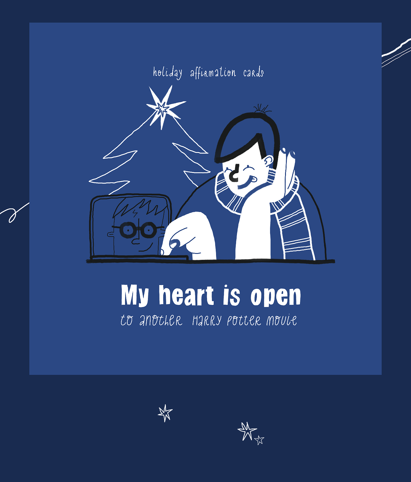 Holiday Affirmation Cards — Изображение №5 — Иллюстрация, Графика на Dprofile