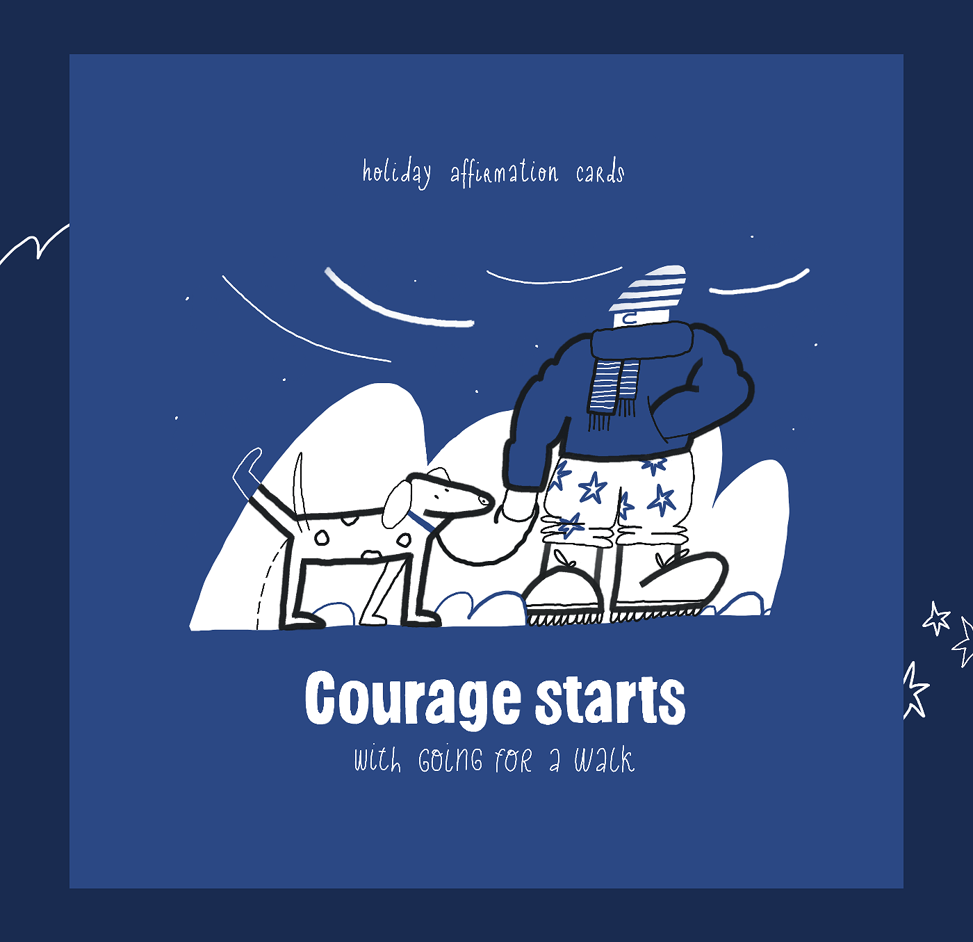 Holiday Affirmation Cards — Изображение №3 — Иллюстрация, Графика на Dprofile