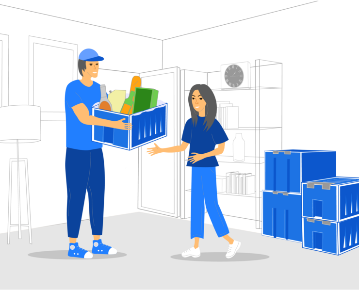 illustrations for an industrial packaging company — Иллюстрация на Dprofile