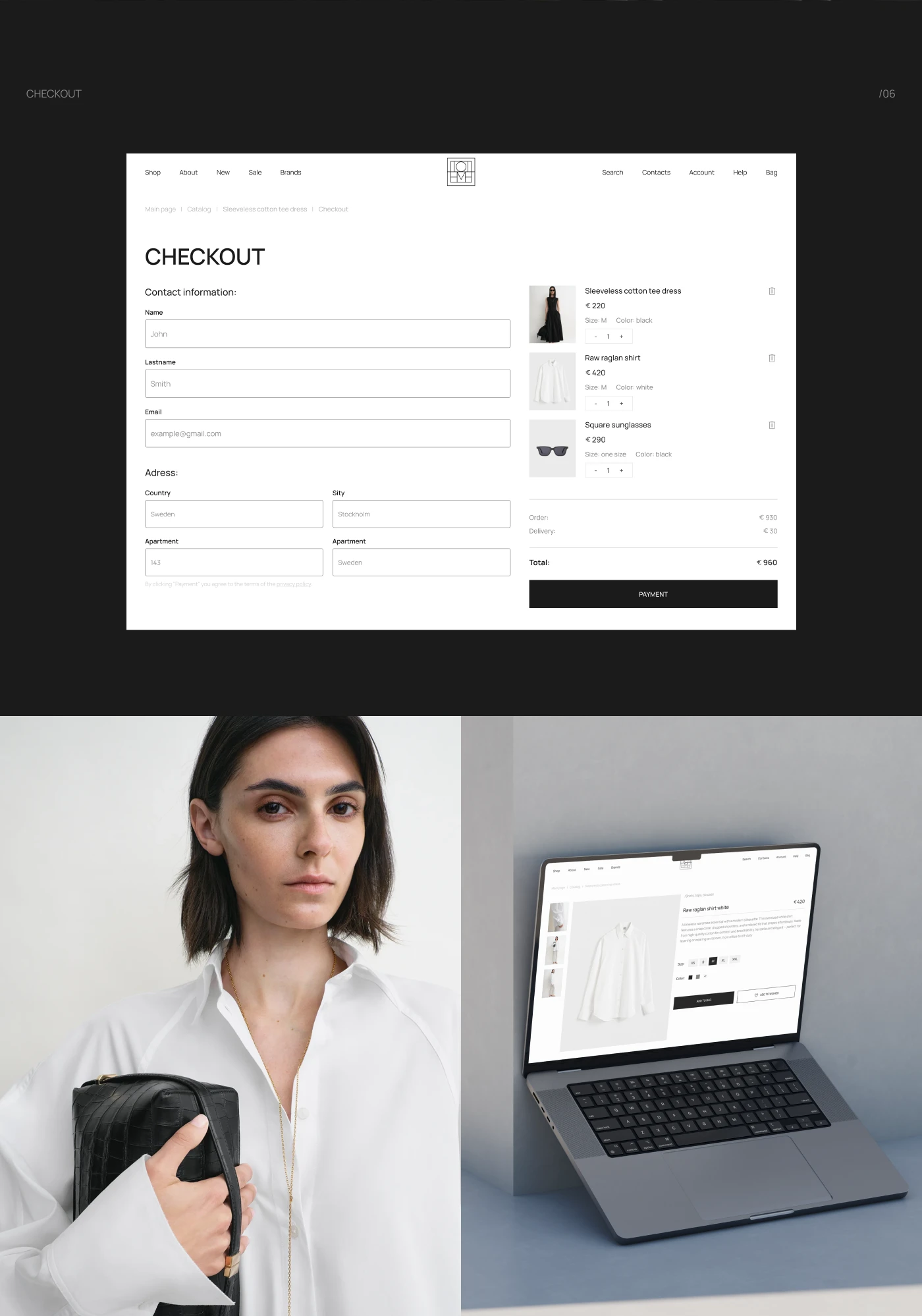 Store | Toteme| Design concept — Изображение №12 — Интерфейсы на Dprofile