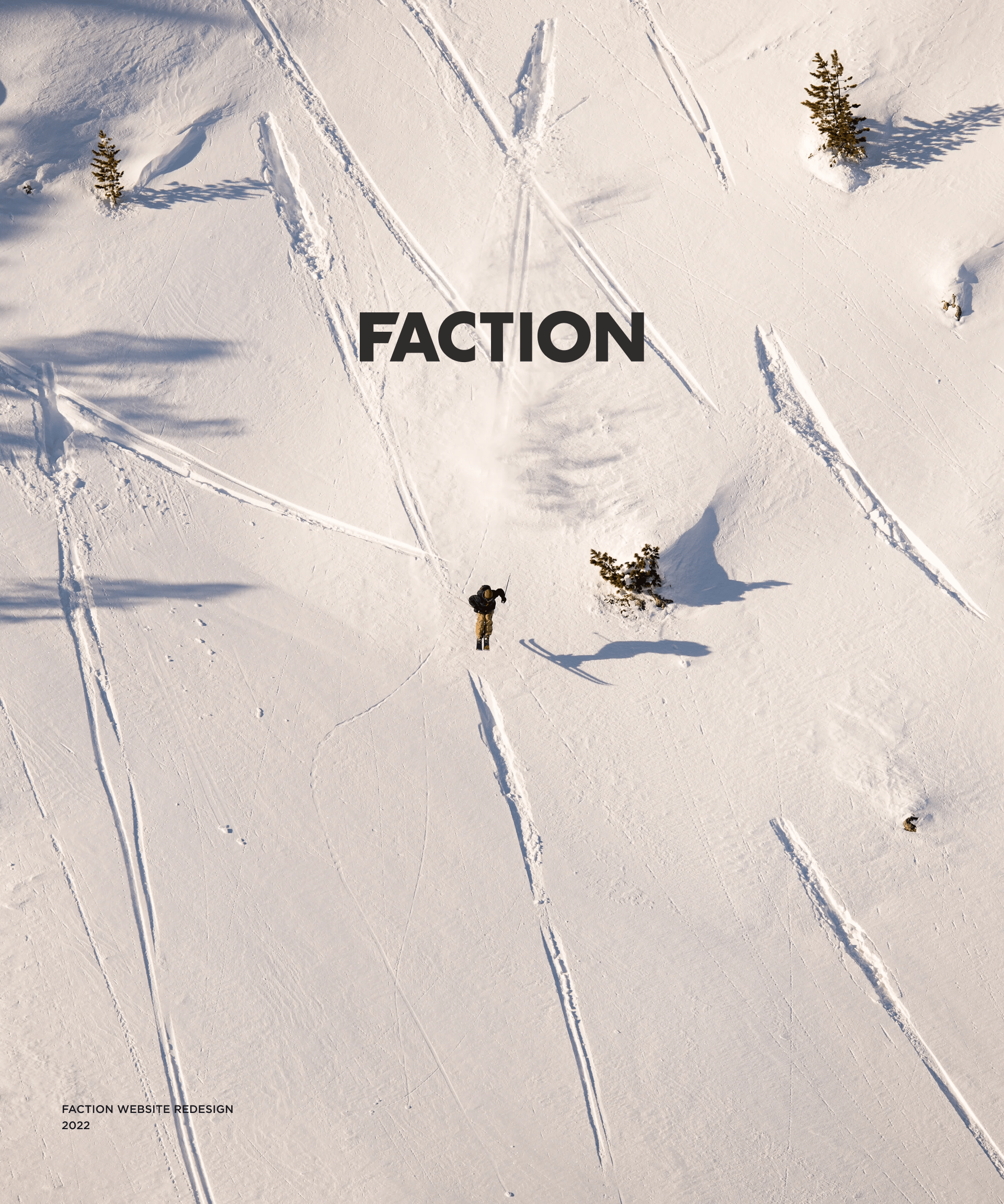 FACTION Ski website redesign — Изображение №1 — Интерфейсы, Брендинг на Dprofile