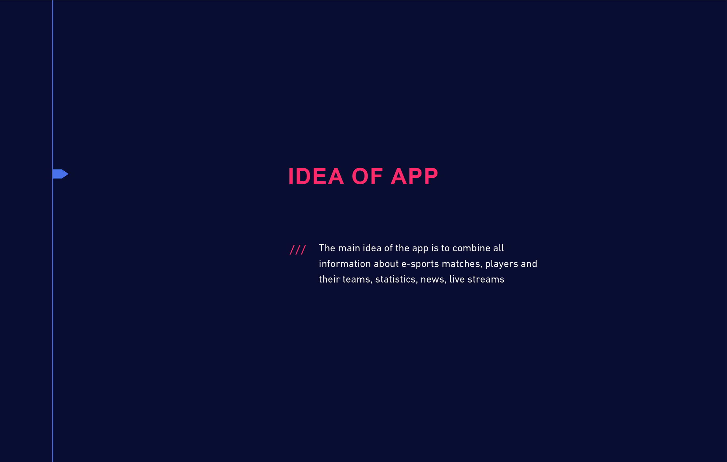 E-Sports app — Изображение №2 — Интерфейсы на Dprofile