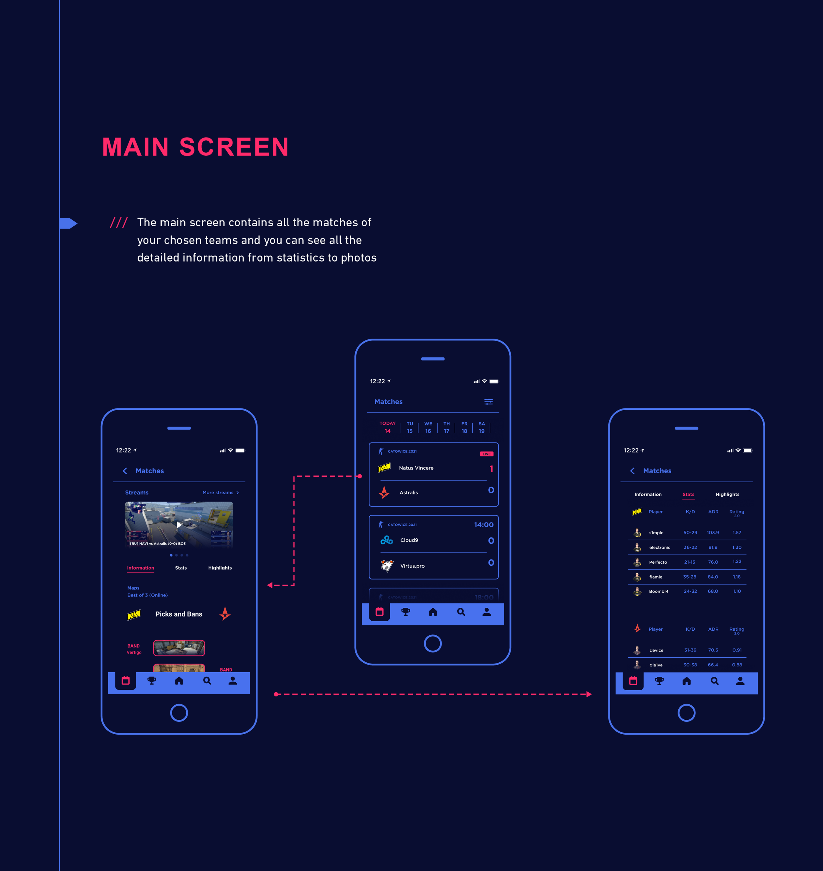 E-Sports app — Изображение №7 — Интерфейсы на Dprofile