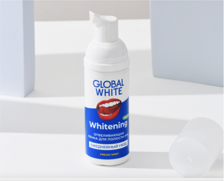 Редизайн упаковки бренда Global White — Брендинг на Dprofile