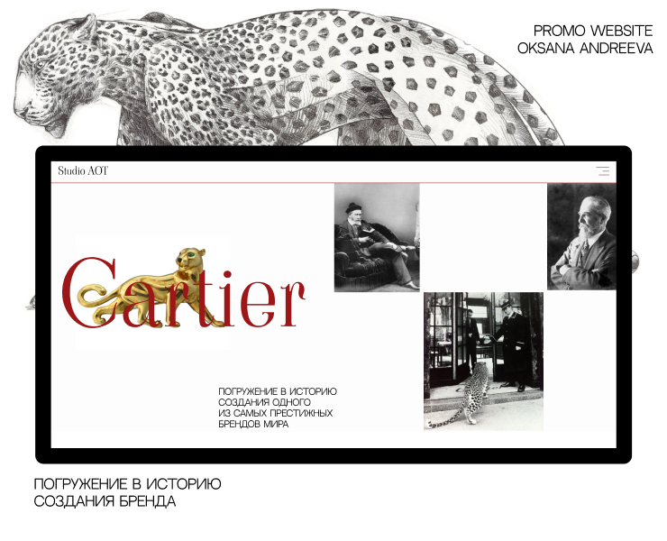 Фестивальный проект Cartier — Интерфейсы на Dprofile