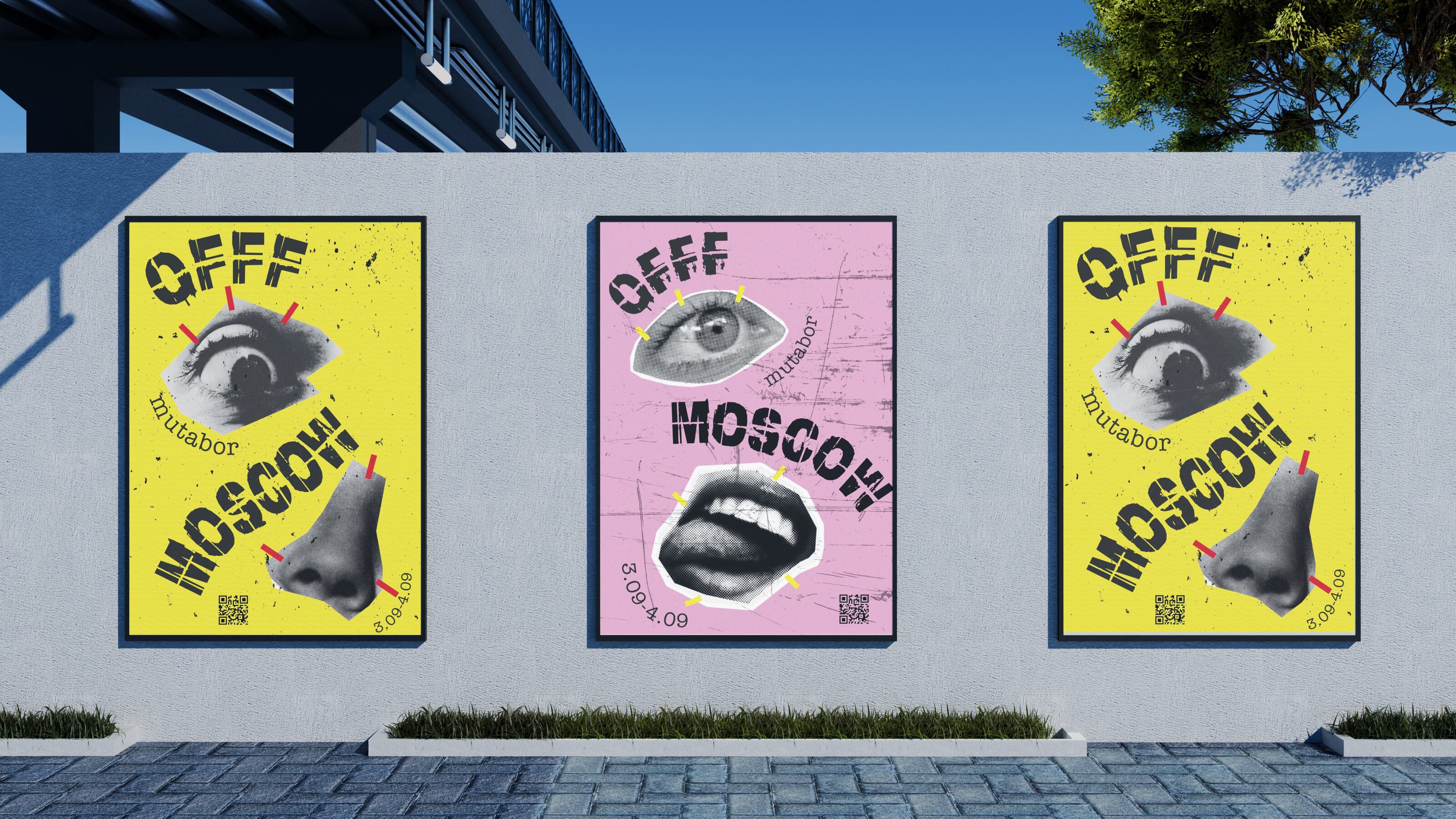 Айдентика фестиваля "OFFF Moscow" — Изображение №10 — Брендинг, Графика на Dprofile