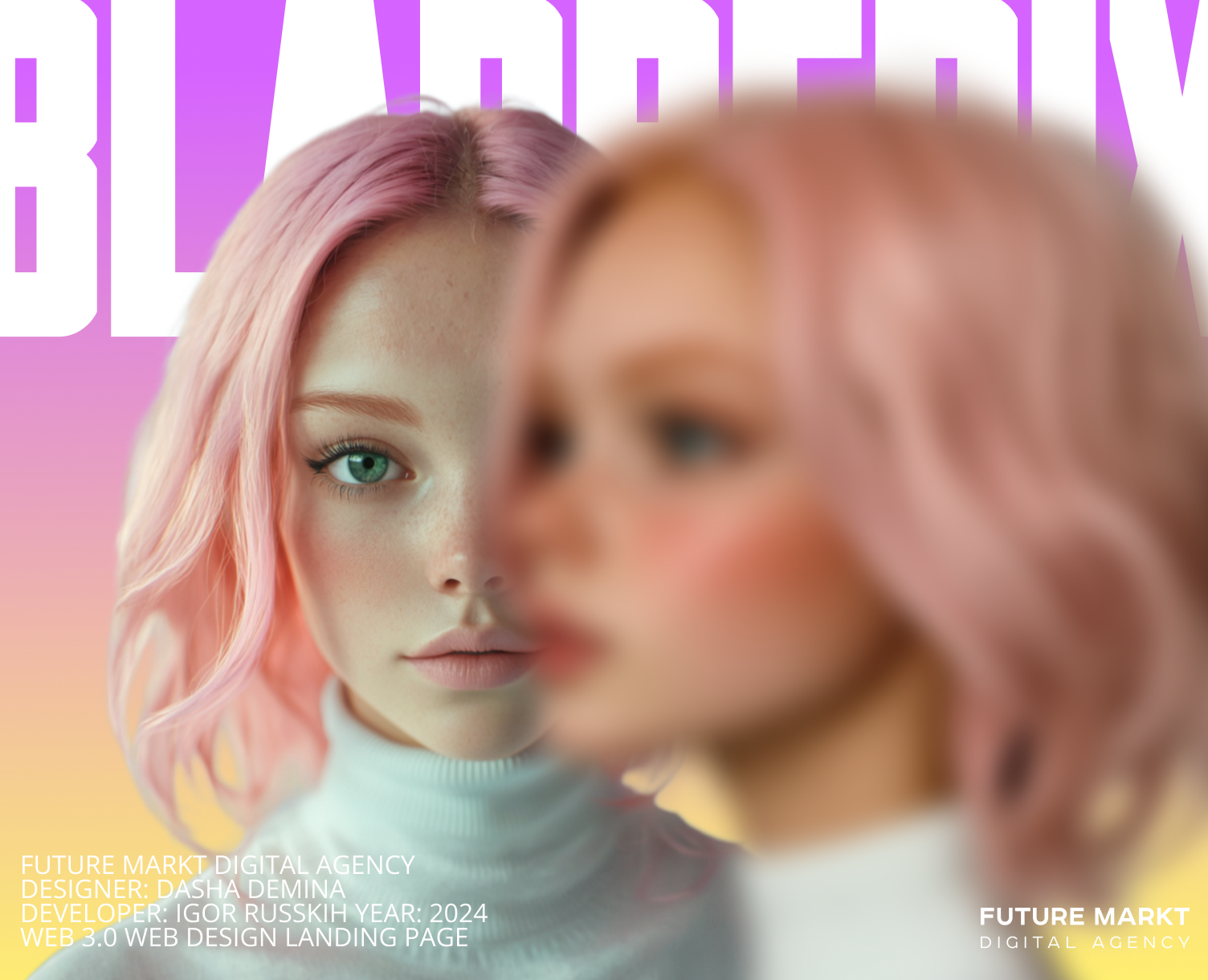 Blabberix | Landing page — Интерфейсы, Иллюстрация на Dprofile