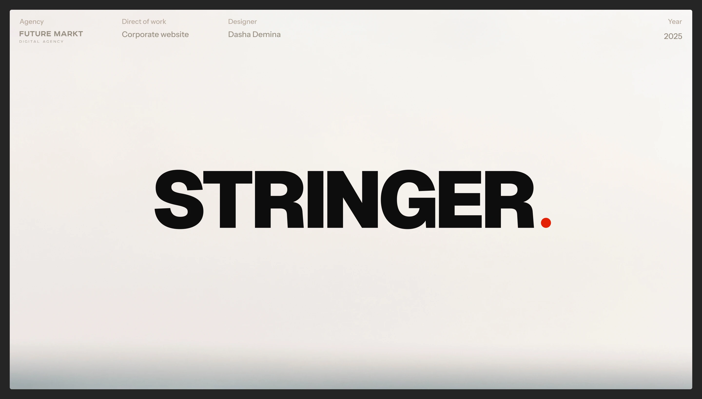 Stringer | Корпоративный сайт — Изображение №1 — Интерфейсы, Брендинг на Dprofile