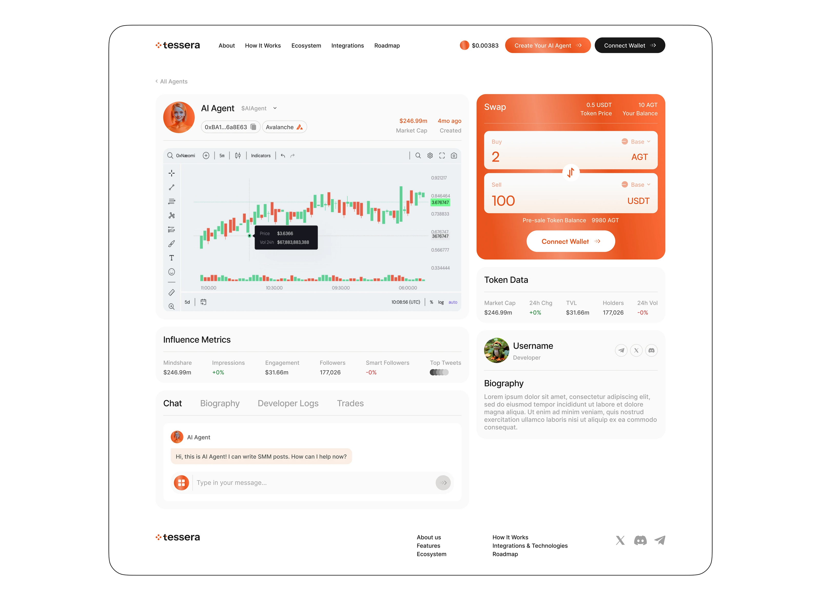 Tessera Build | Web3 platform — Изображение №16 — Интерфейсы, Брендинг на Dprofile