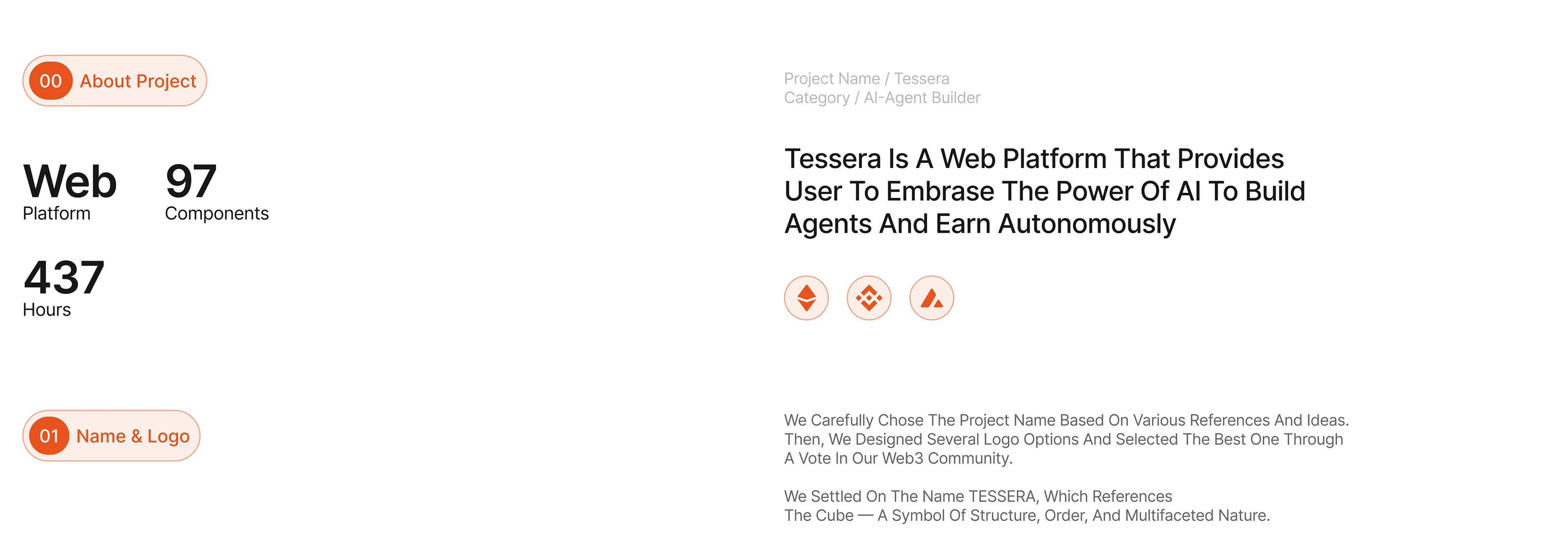 Tessera Build | Web3 platform — Изображение №2 — Интерфейсы, Брендинг на Dprofile
