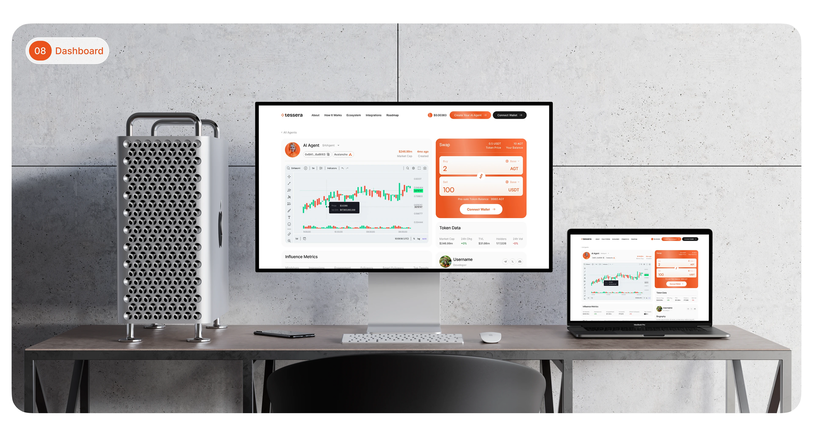 Tessera Build | Web3 platform — Изображение №15 — Интерфейсы, Брендинг на Dprofile