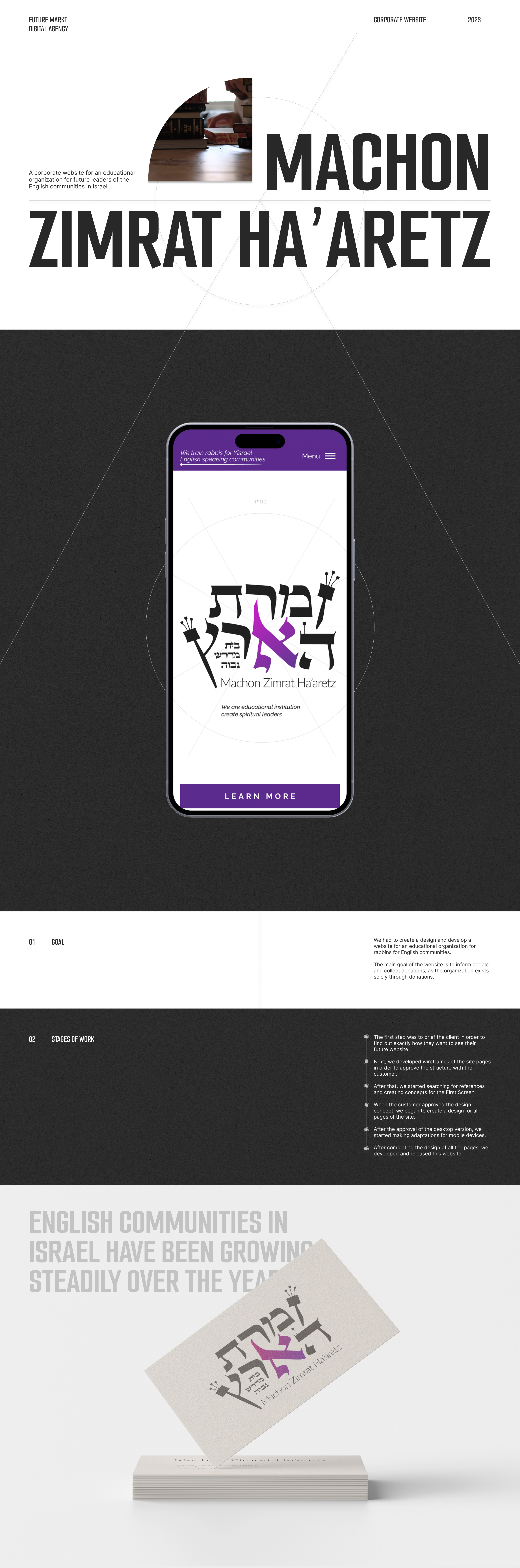 Corporate website | Machon Zimrat Ha'aretz — Изображение №1 — Интерфейсы на Dprofile
