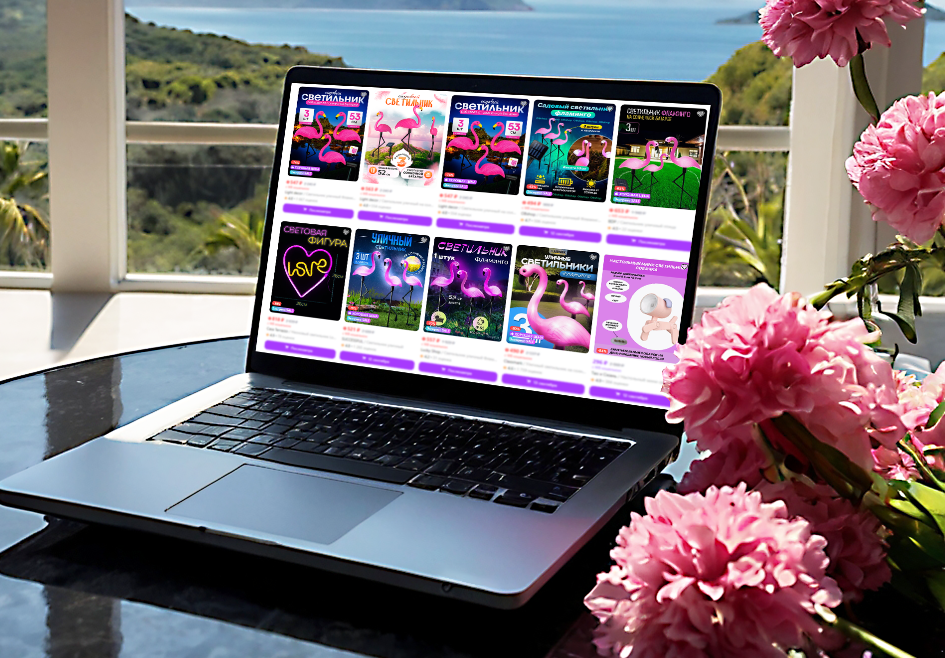 Инфографика для садового светильника "Фламинго" №2 — Изображение №6 — Графика, Маркетинг на Dprofile