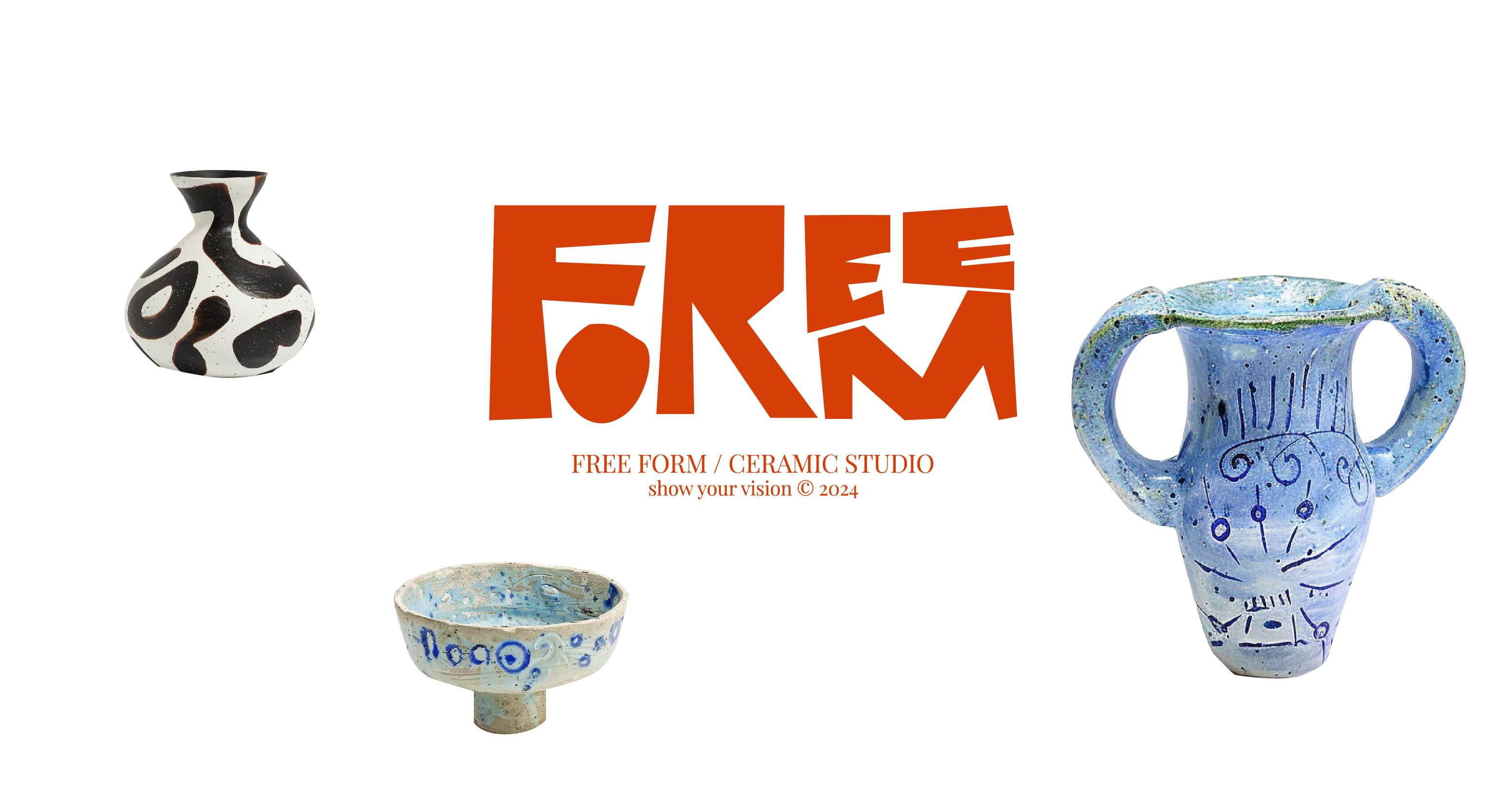 FREE FORM | АЙДЕНТИКА ДЛЯ КЕРАМИЧЕСКОЙ СТУДИИ — Изображение №3 — Брендинг на Dprofile