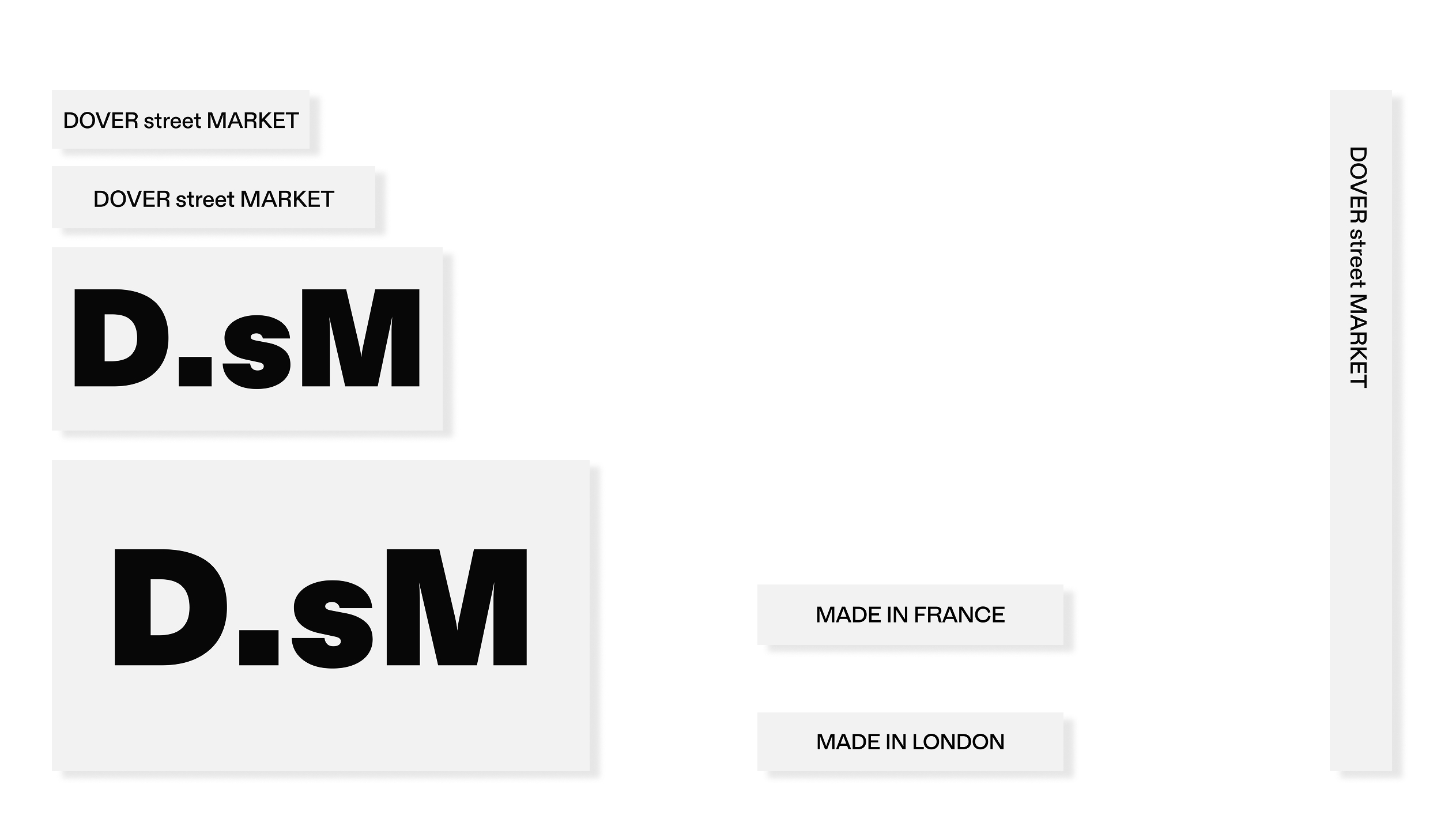 АЙДЕНТИКА| УПАКОВКА | DOVER STREET MARKET РЕБРЕНДИНГ — Изображение №11 — Брендинг на Dprofile