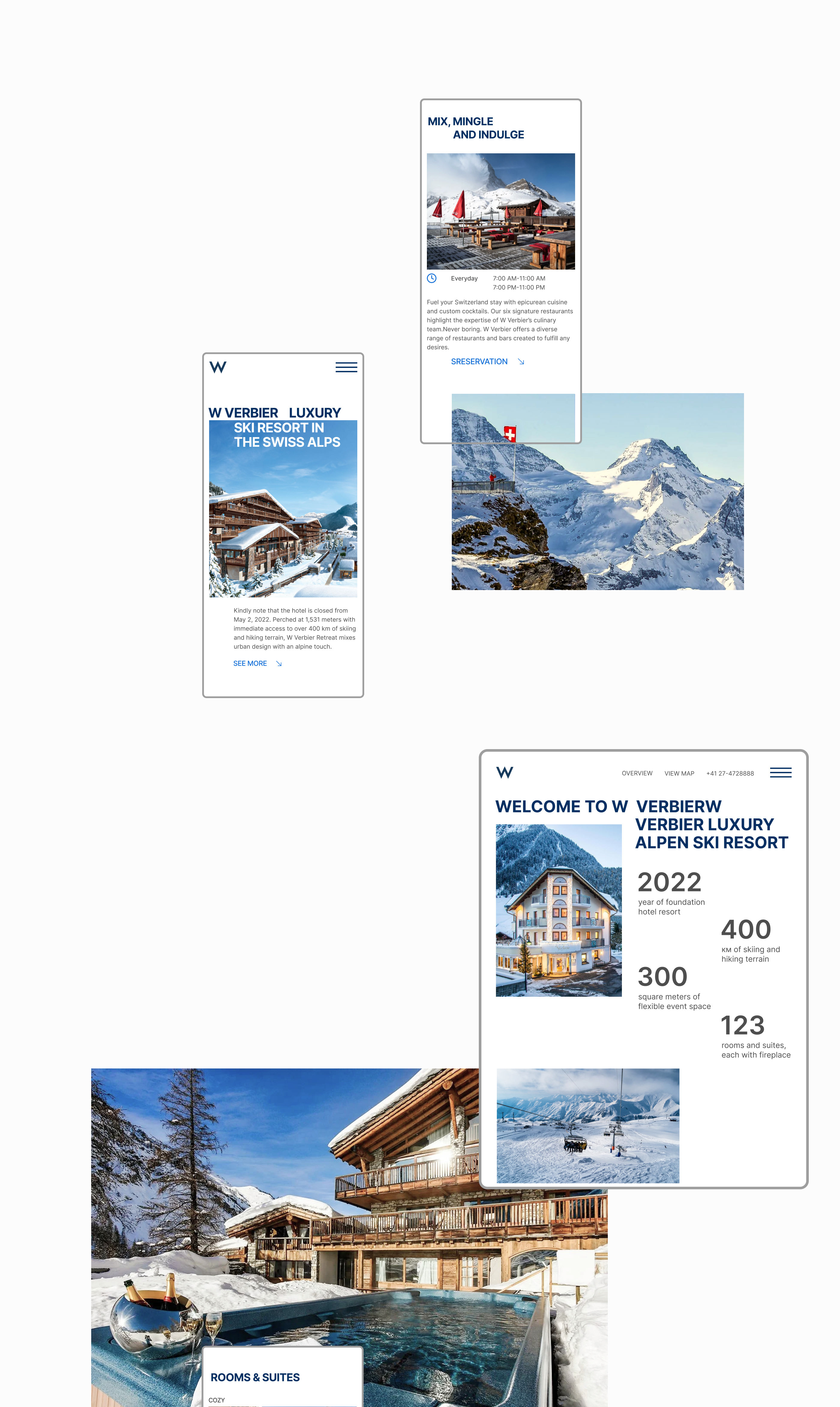 Website Verbier Hotel Redesign — Изображение №8 — Интерфейсы на Dprofile