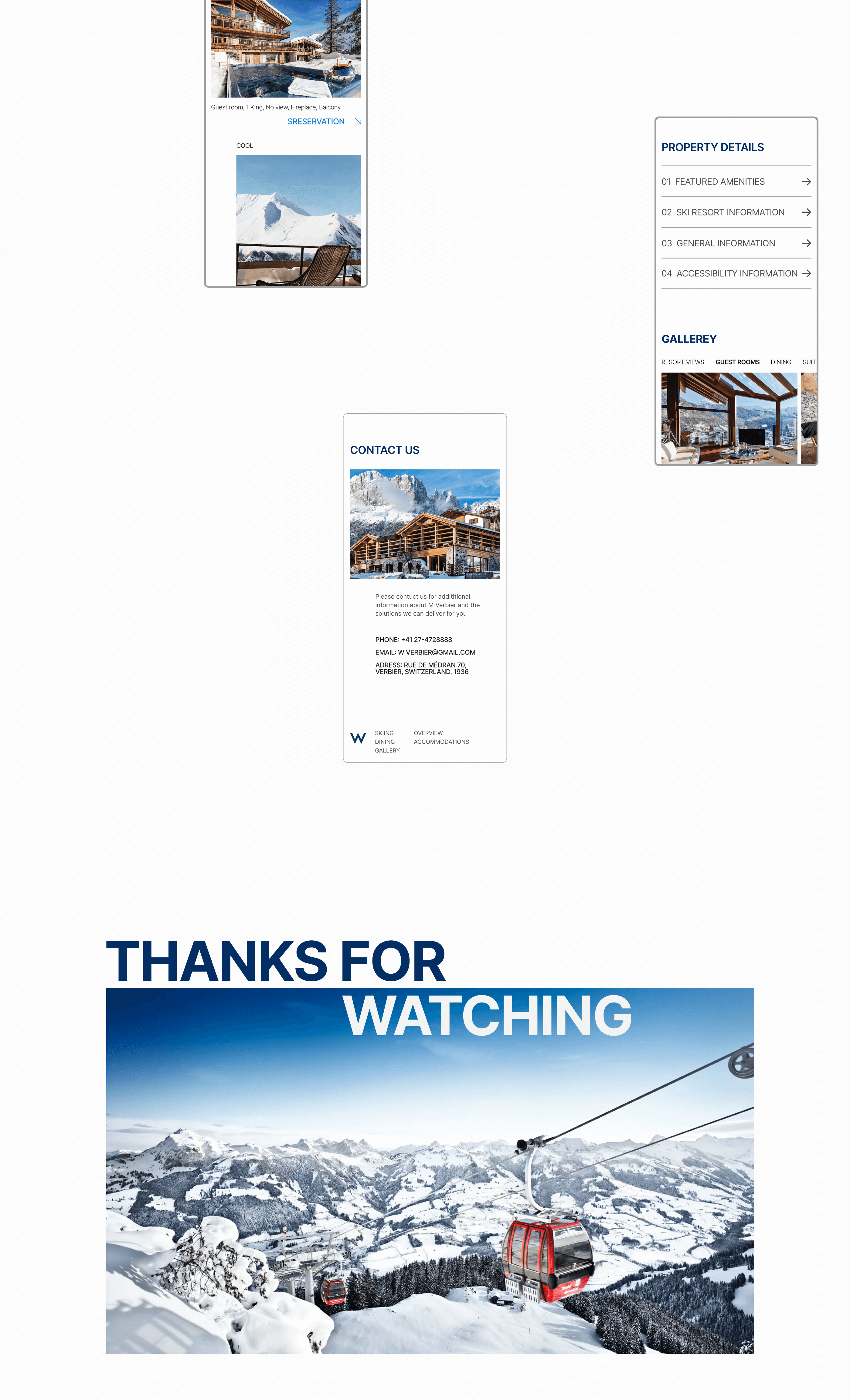 Website Verbier Hotel Redesign — Изображение №9 — Интерфейсы на Dprofile
