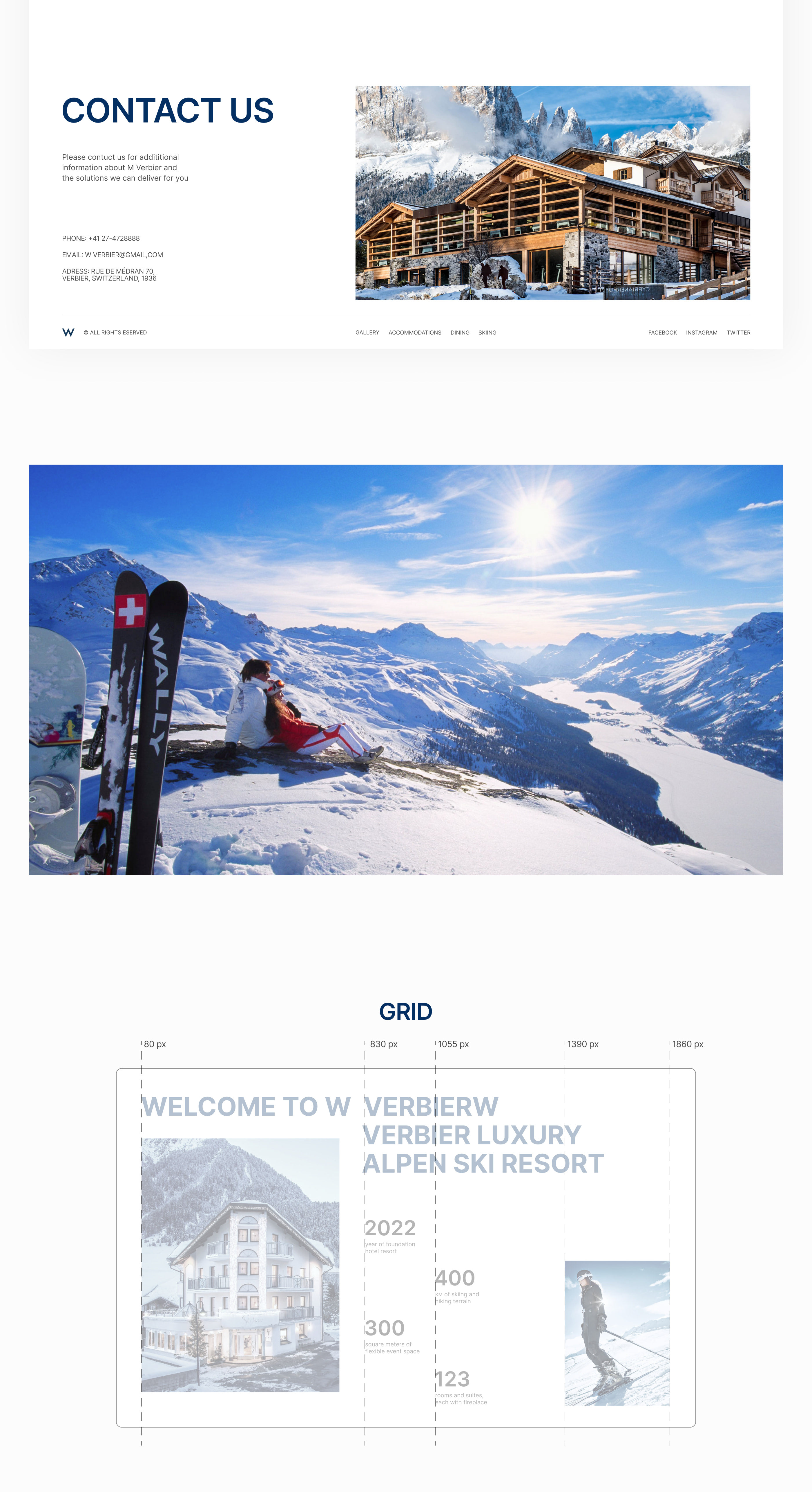 Website Verbier Hotel Redesign — Изображение №6 — Интерфейсы на Dprofile