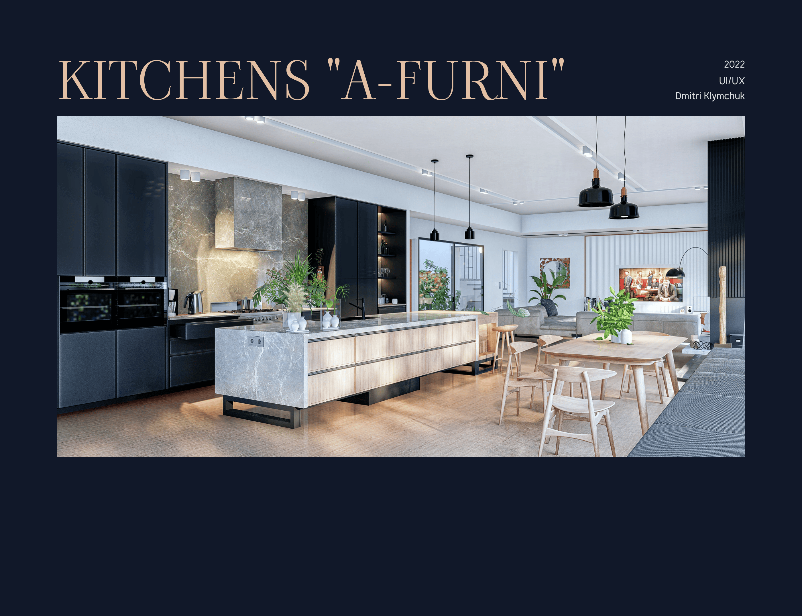 Kitchens Factory Website — Изображение №1 — Интерфейсы, Анимация на Dprofile