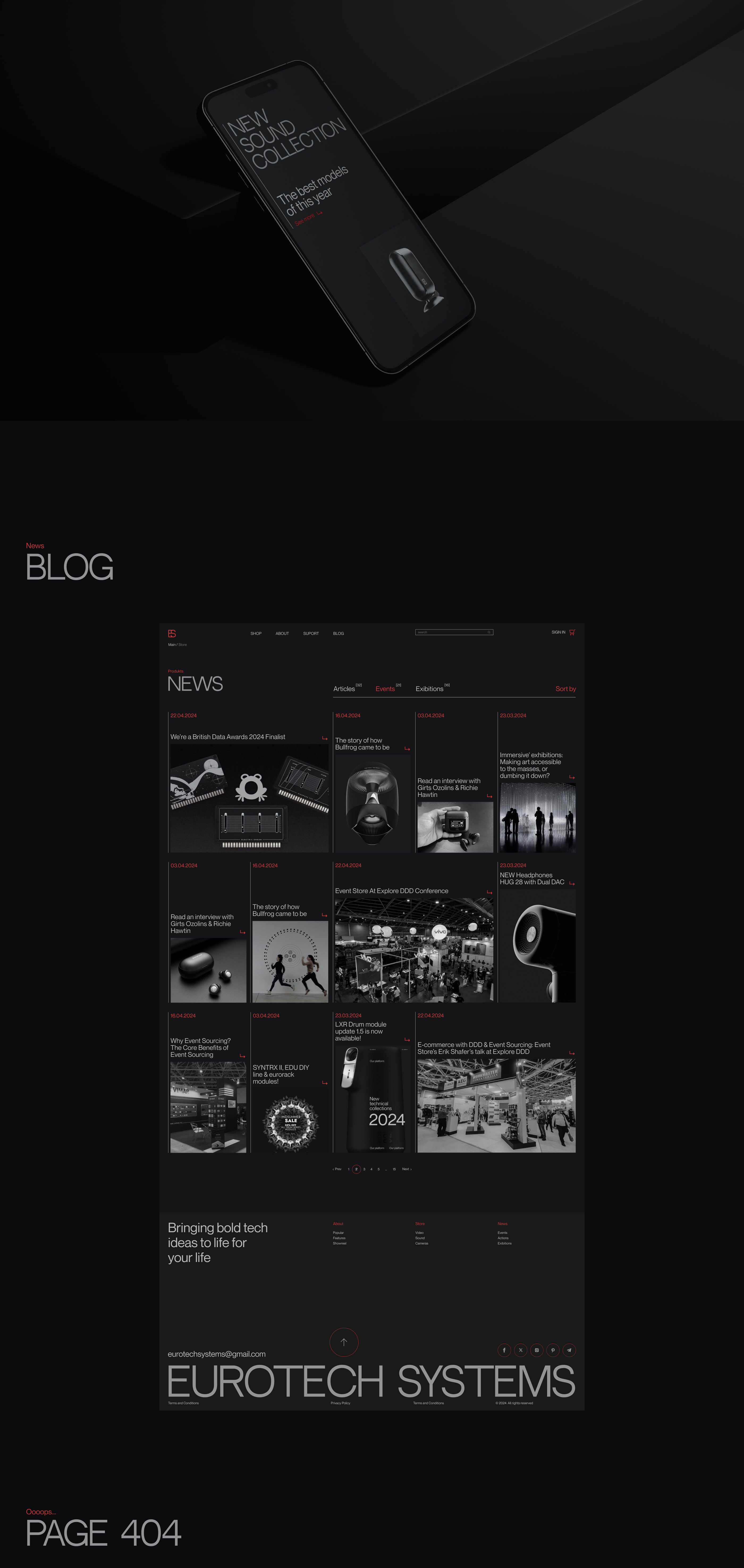 Eurotech System | E-Commerce | UI/UX | Branding | 3D — Изображение №11 — Интерфейсы, 3D на Dprofile