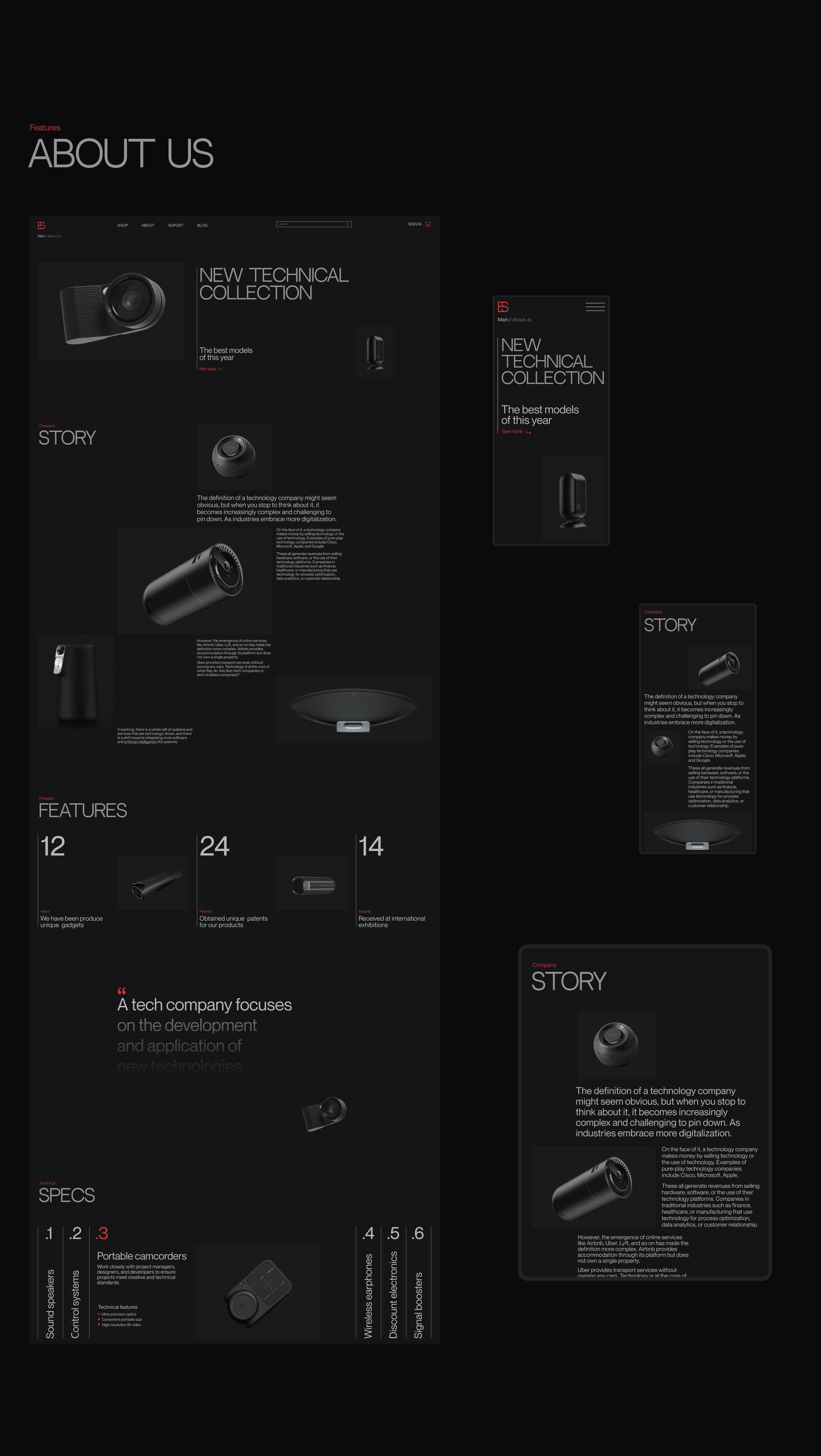 Eurotech System | E-Commerce | UI/UX | Branding | 3D — Изображение №5 — Интерфейсы, 3D на Dprofile