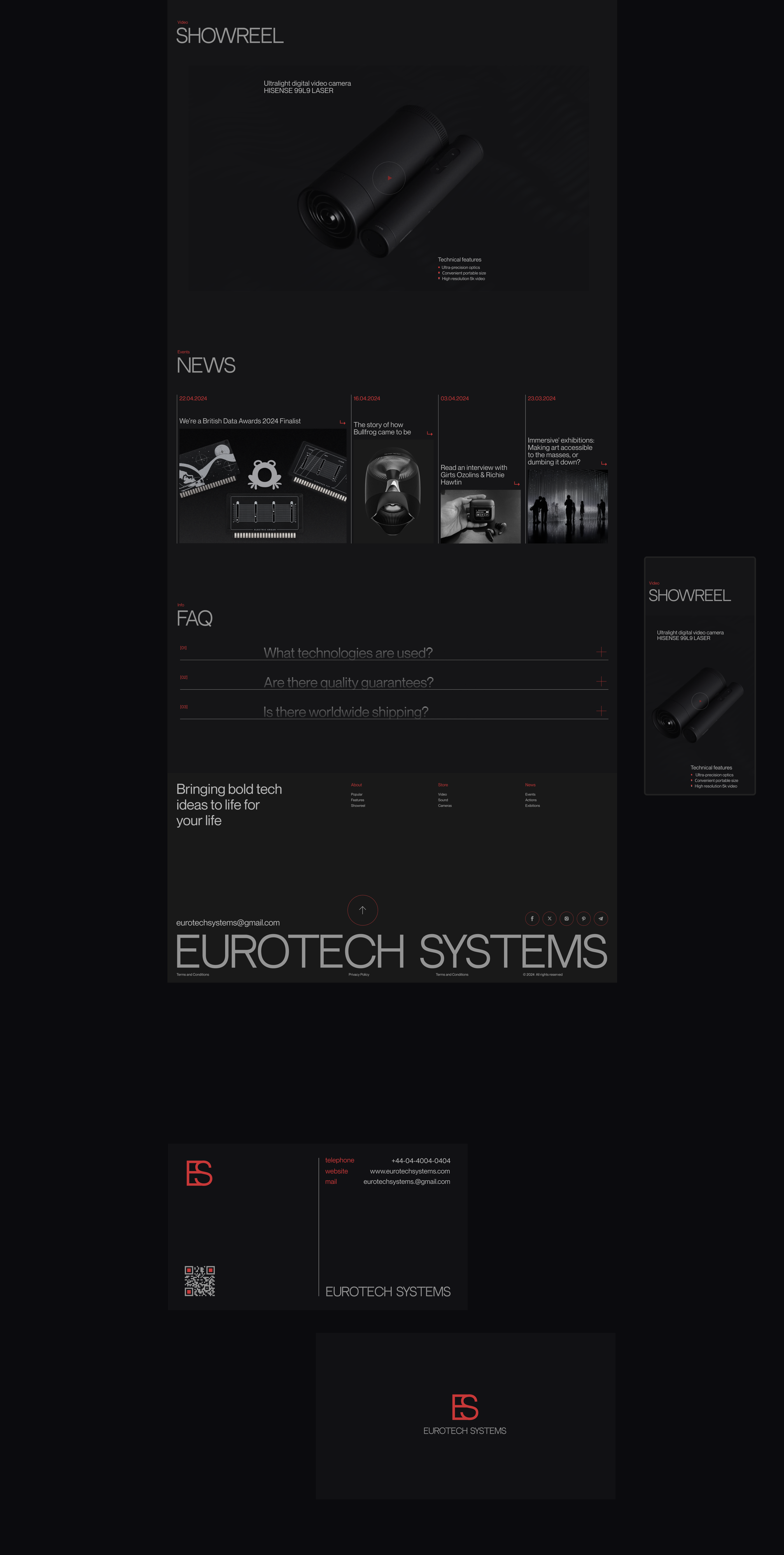 Eurotech System | E-Commerce | UI/UX | Branding | 3D — Изображение №4 — Интерфейсы, 3D на Dprofile