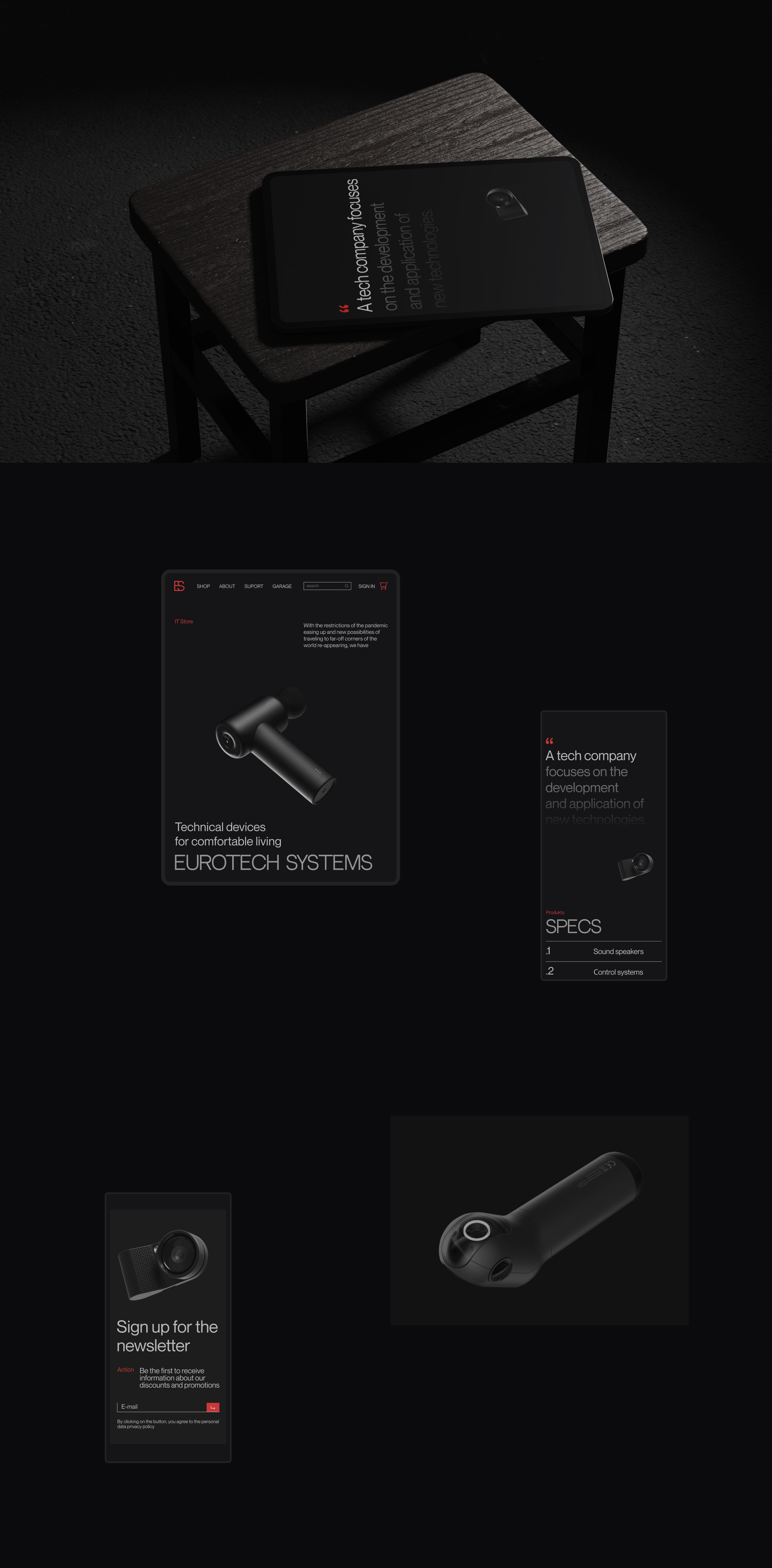 Eurotech System | E-Commerce | UI/UX | Branding | 3D — Изображение №6 — Интерфейсы, 3D на Dprofile