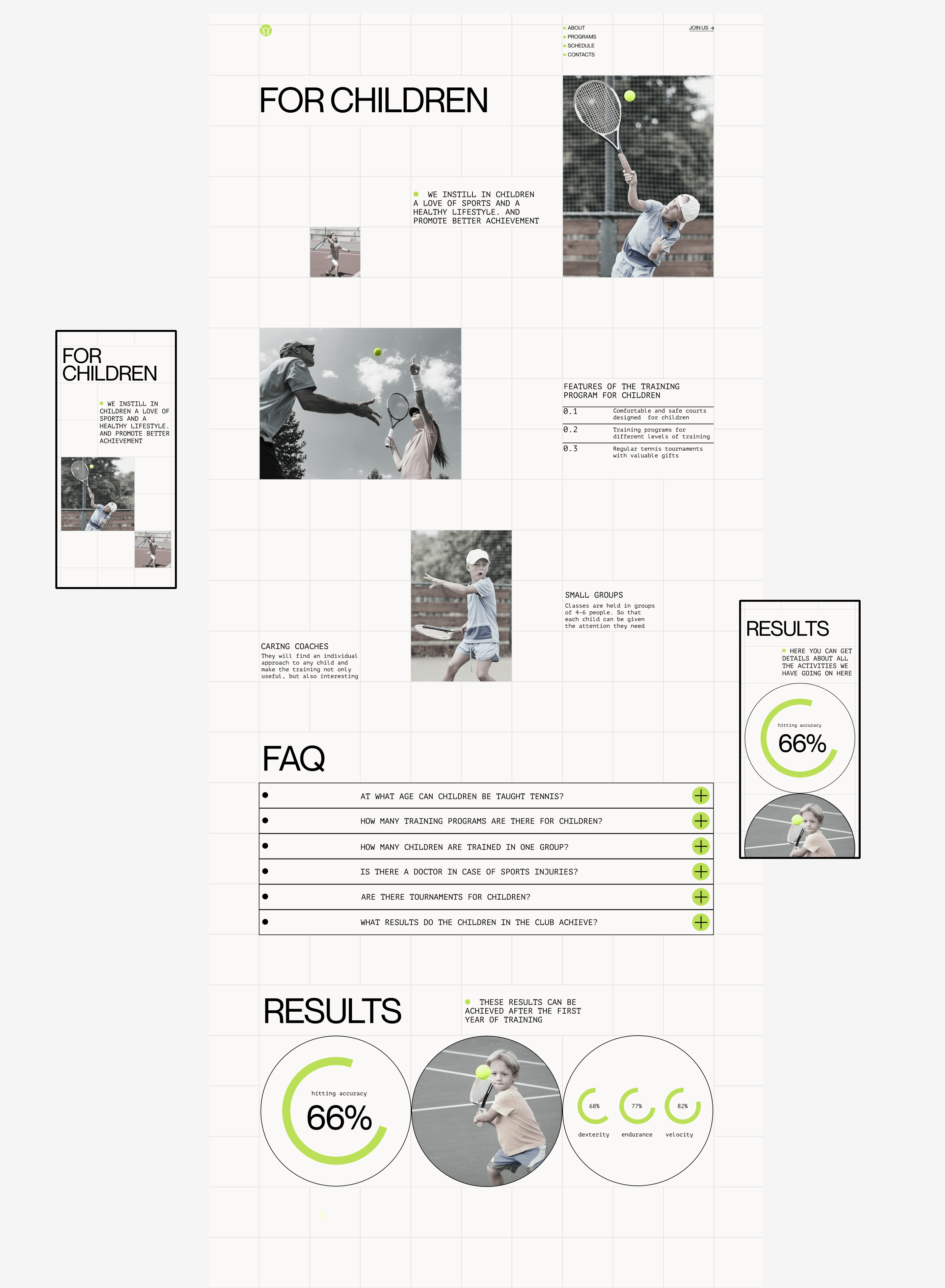 TENNIS CLUB WEBSITE [UI/UX] [BRANDING] [3D] — Изображение №8 — Интерфейсы, Анимация на Dprofile