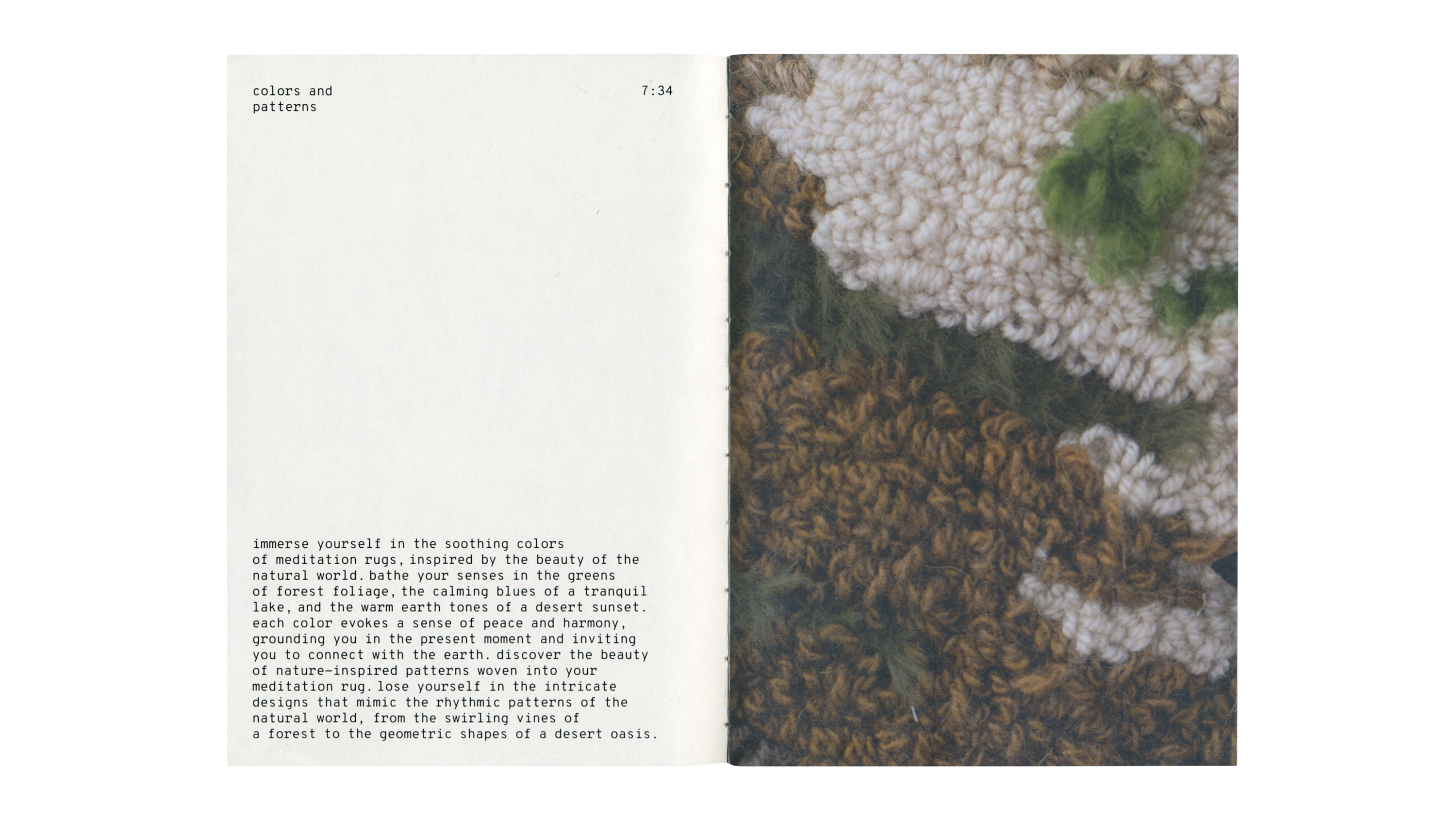 лукбук yūgen: journey through texture — Изображение №7 — Брендинг, Графика на Dprofile