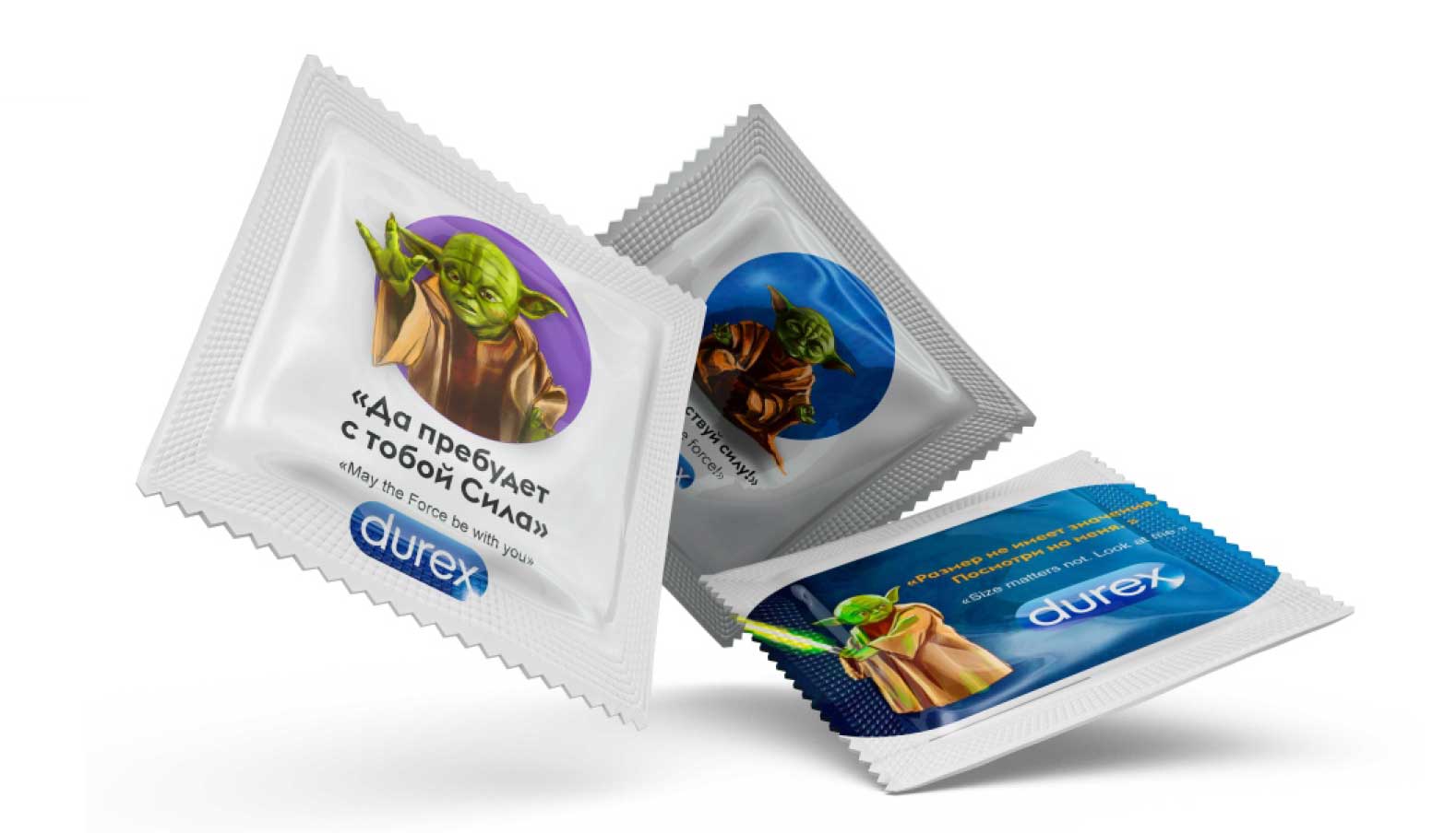 Durex «Да пребудет  с тобой Сила» — Изображение №4 — Иллюстрация, Маркетинг на Dprofile