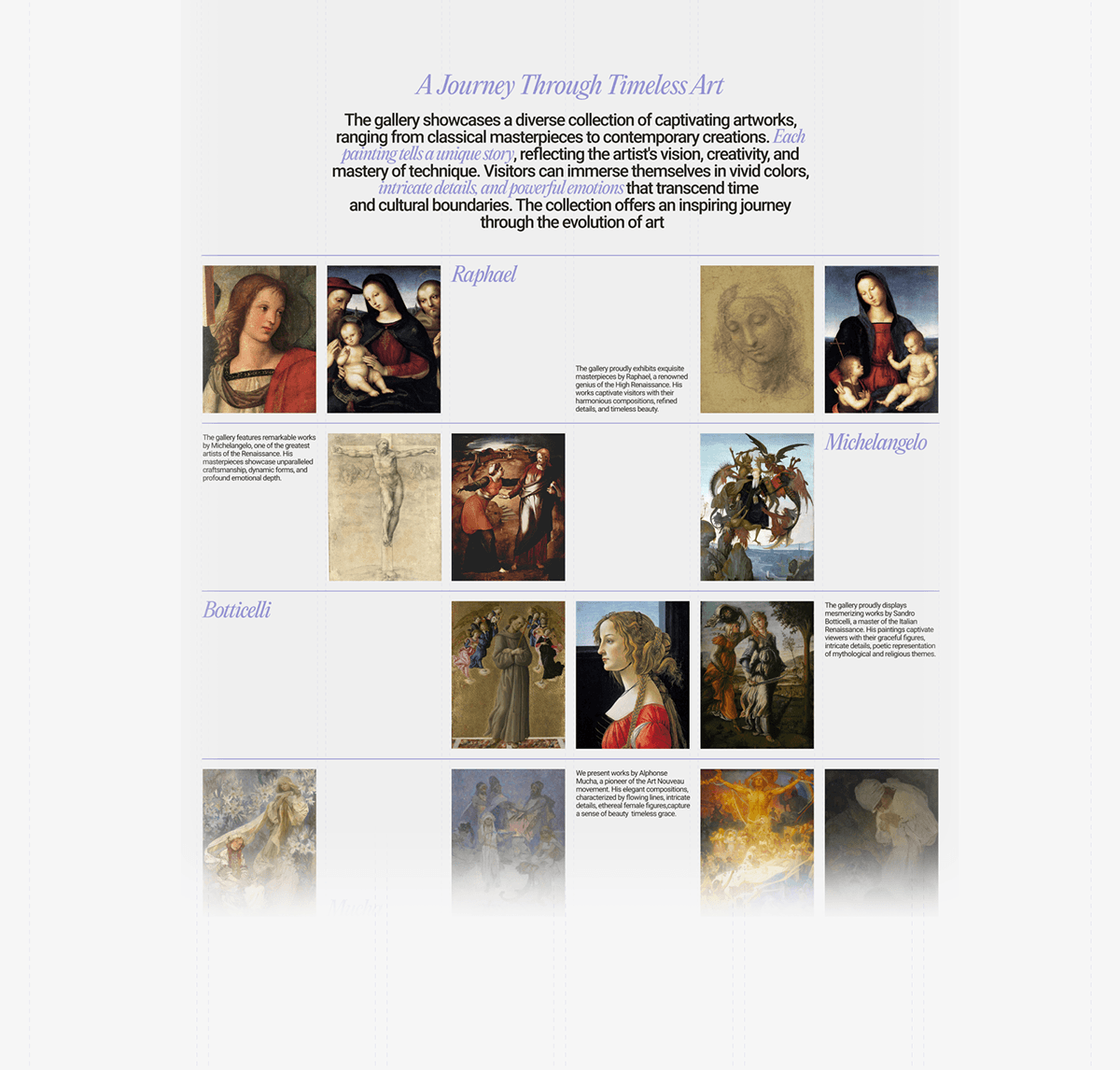 THE GRAND ATELIER | CORPORATE WEBSITE — Изображение №17 — Интерфейсы на Dprofile
