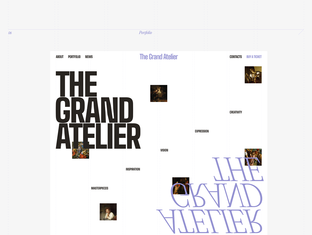 THE GRAND ATELIER | CORPORATE WEBSITE — Изображение №16 — Интерфейсы на Dprofile