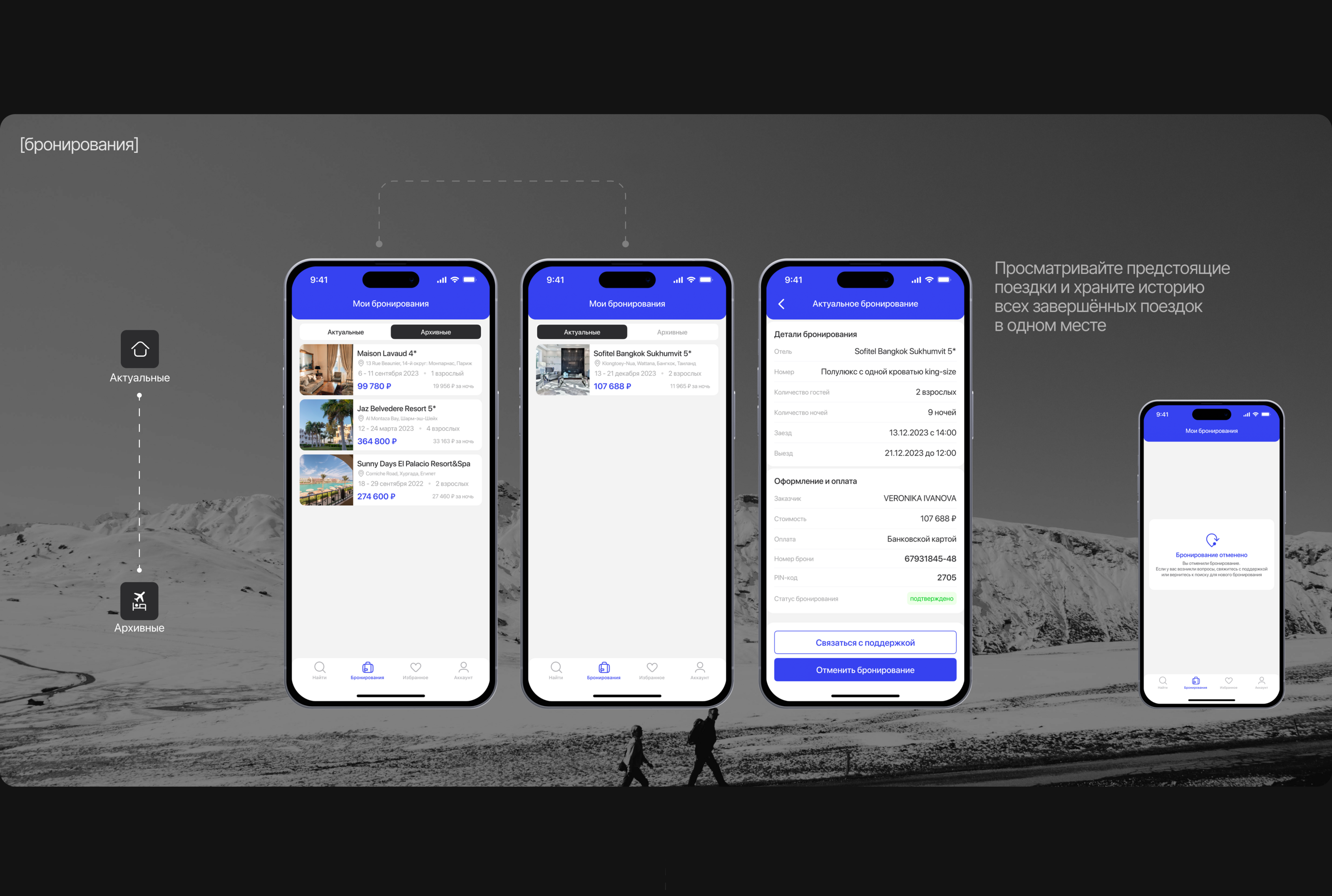 GO TRAVEL! | MOBILE APP — Изображение №9 — Интерфейсы на Dprofile