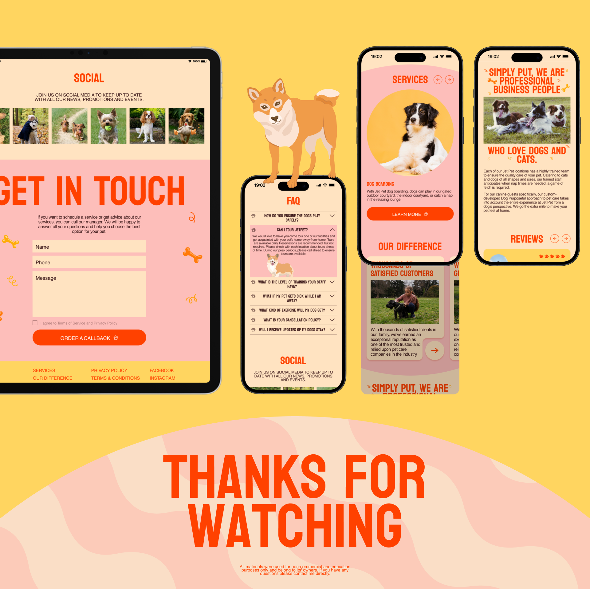 JetPet Resort | Landing page — Изображение №7 — Интерфейсы на Dprofile