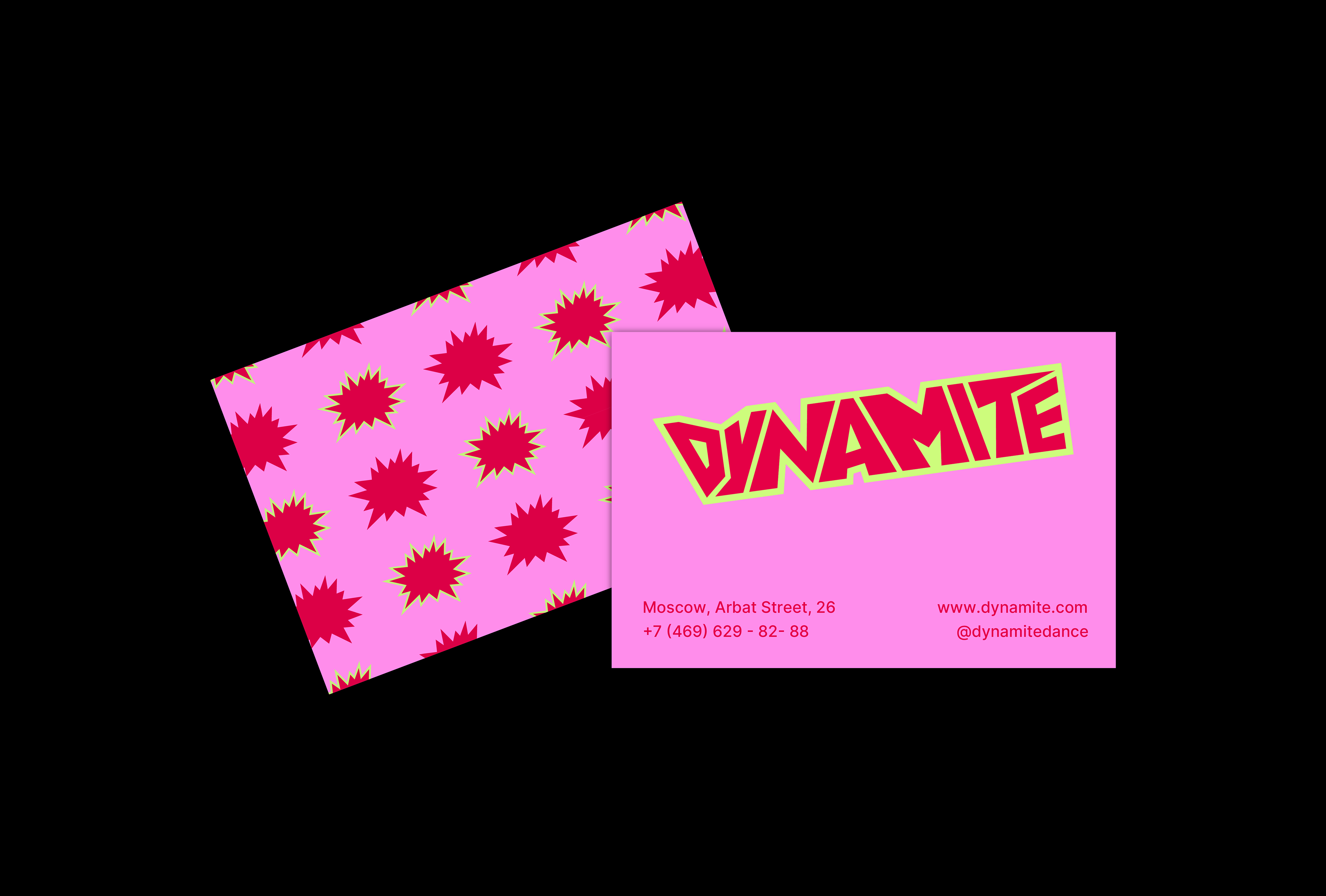 DYNAMITE | фирменный стиль для студии танцев — Изображение №3 — Брендинг, Графика на Dprofile