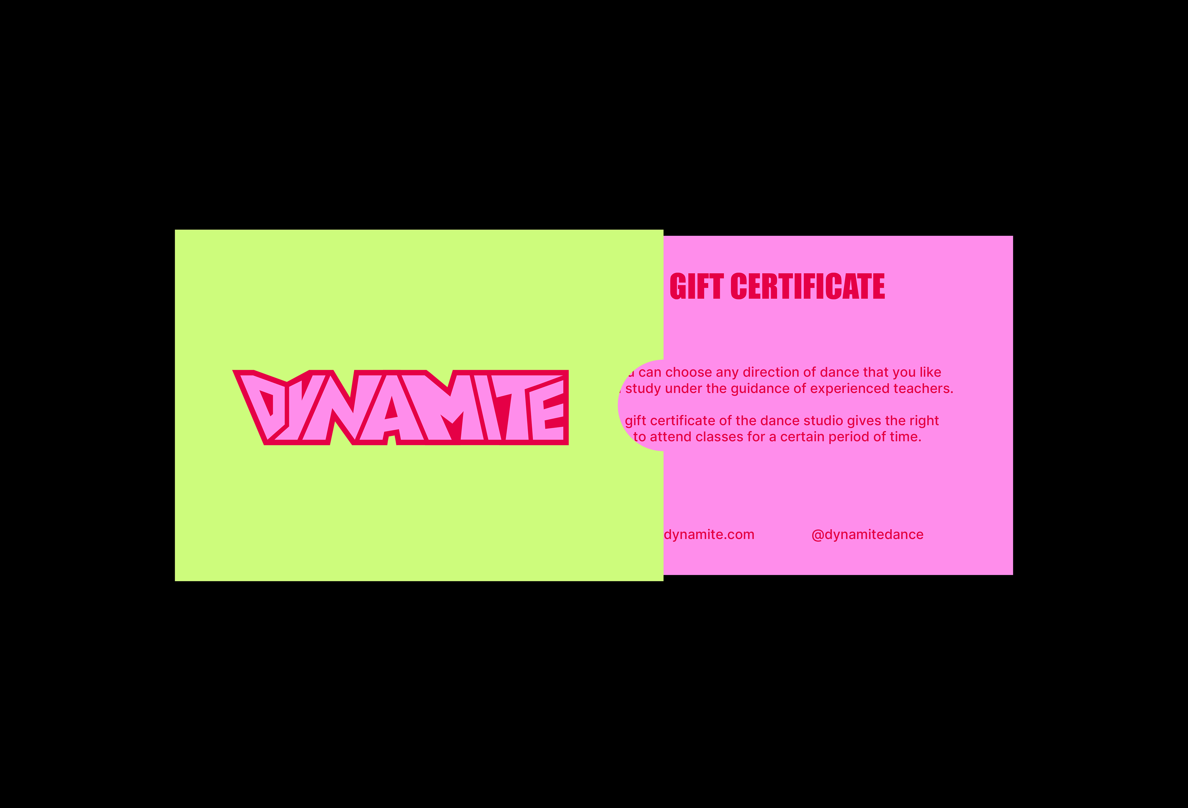 DYNAMITE | фирменный стиль для студии танцев — Изображение №8 — Брендинг, Графика на Dprofile