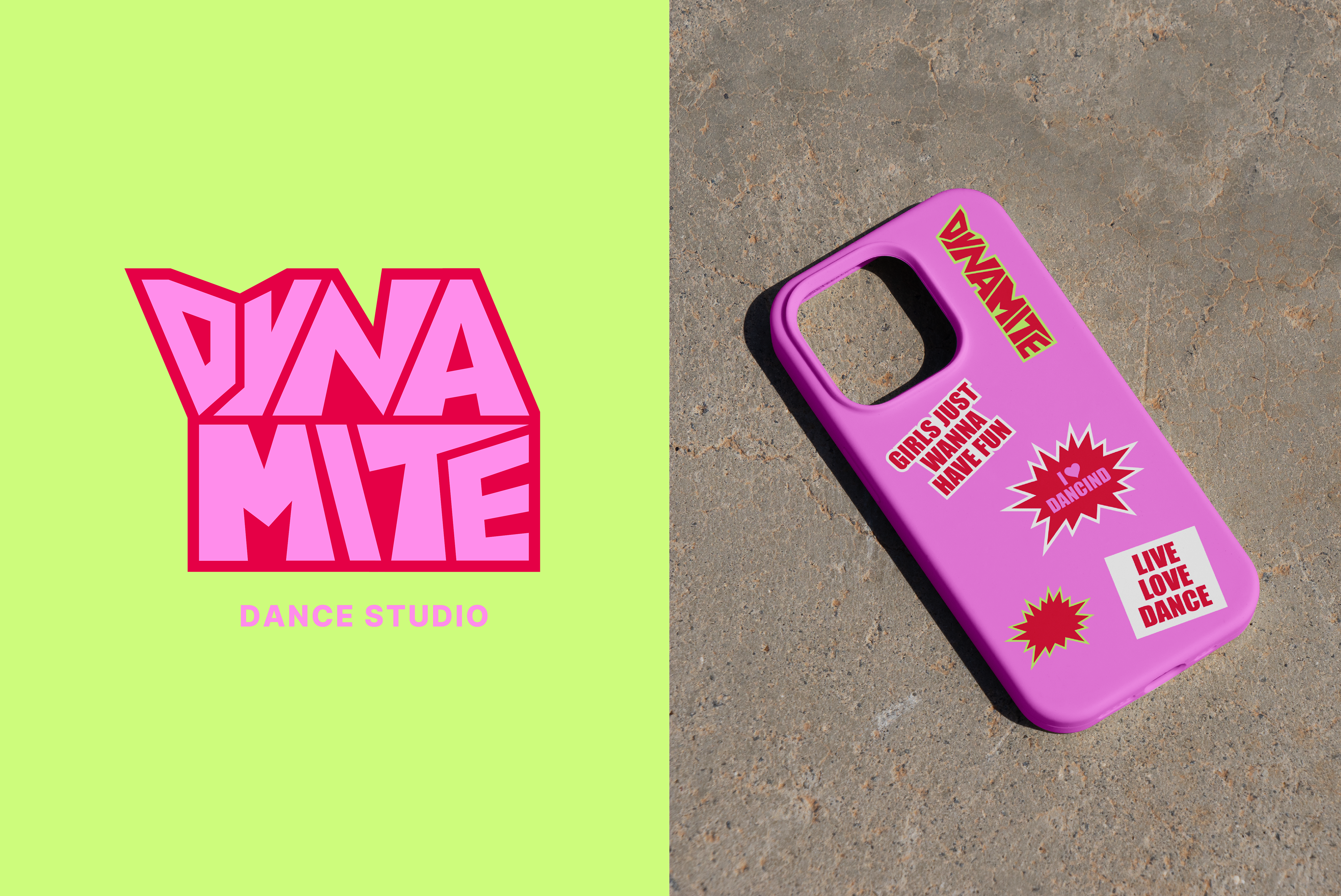 DYNAMITE | фирменный стиль для студии танцев — Изображение №6 — Брендинг, Графика на Dprofile