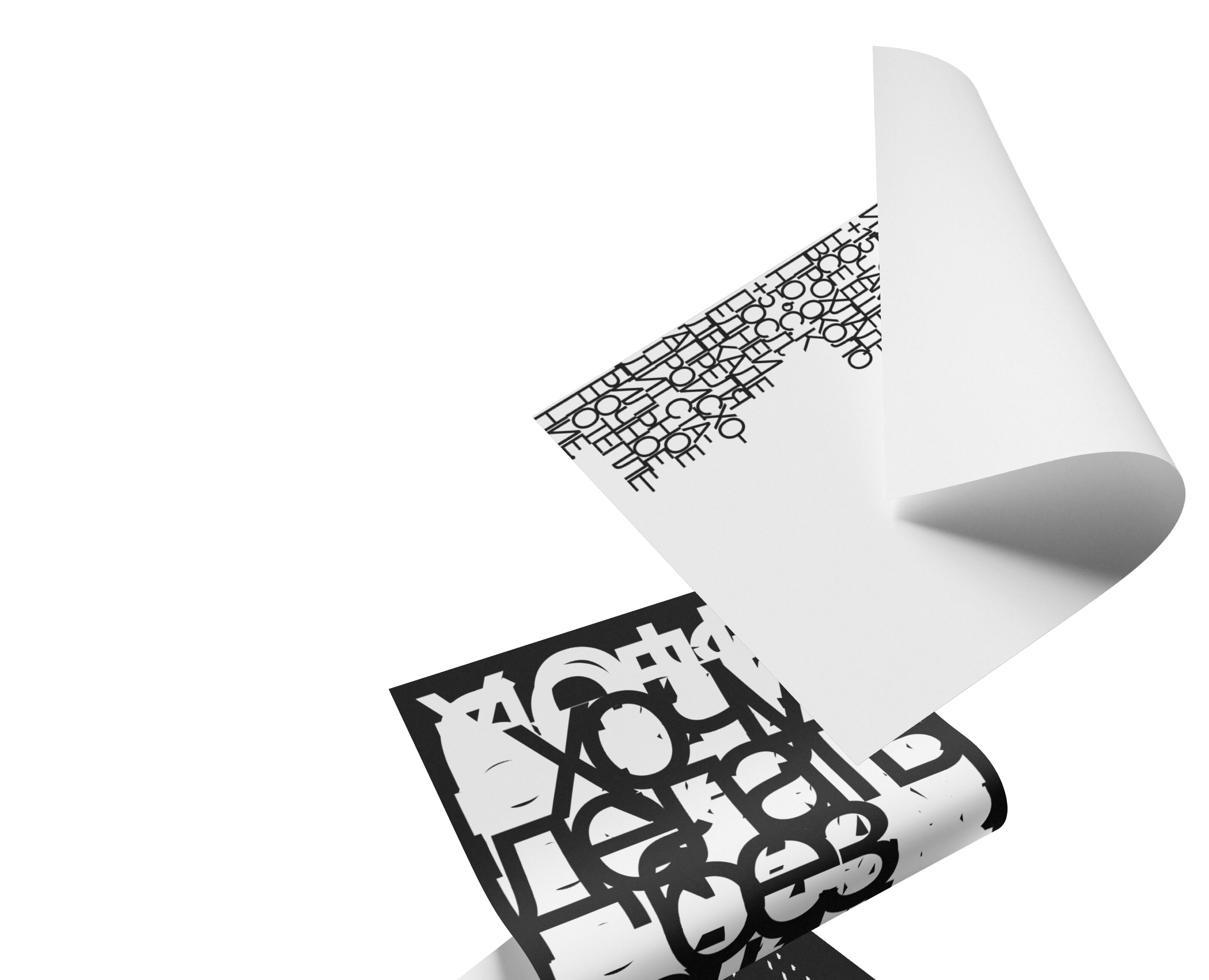 12 типографических плакатов на Dprofile