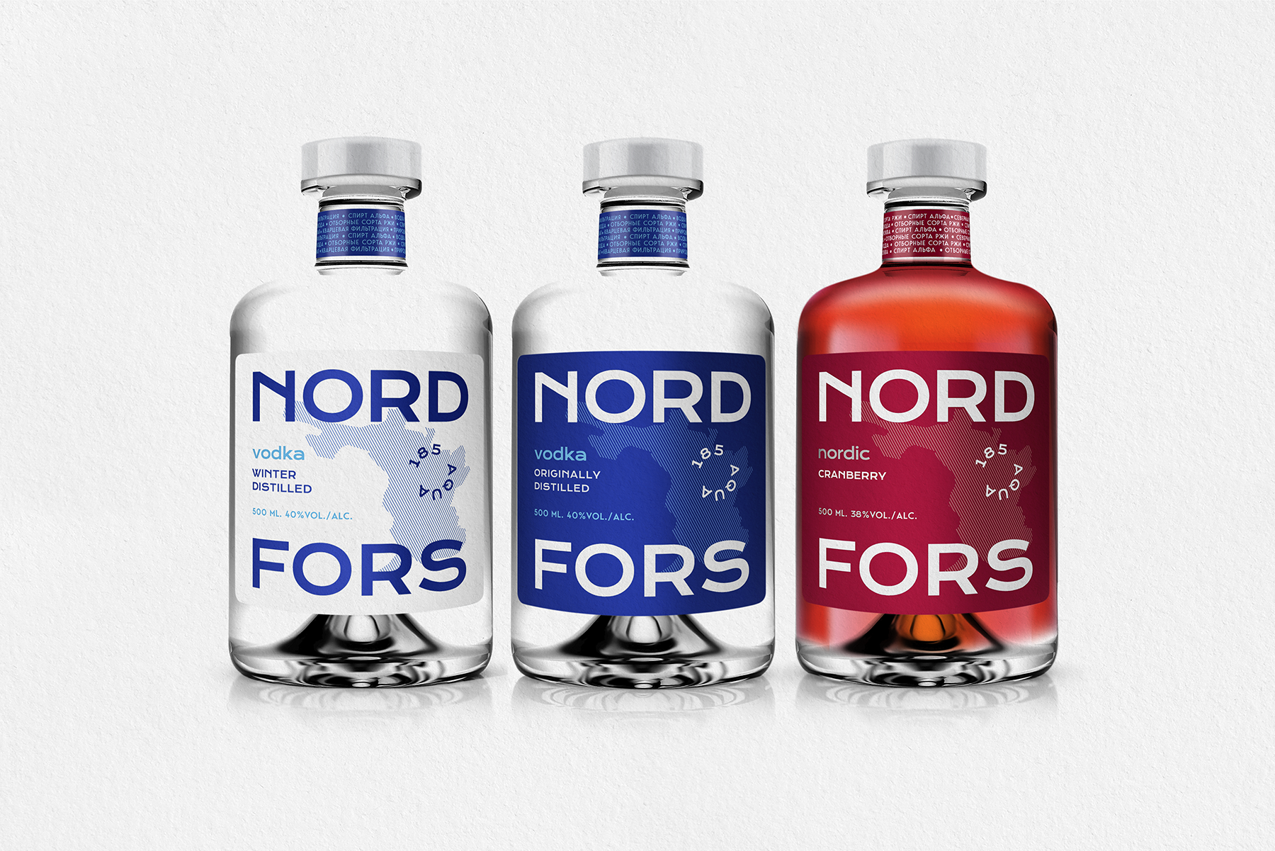 Дизайн линейки водок NORDFORS — Изображение №1 — Брендинг на Dprofile