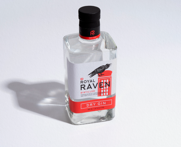 Дизайн линейки джинов Royal Raven — Брендинг, Иллюстрация на Dprofile