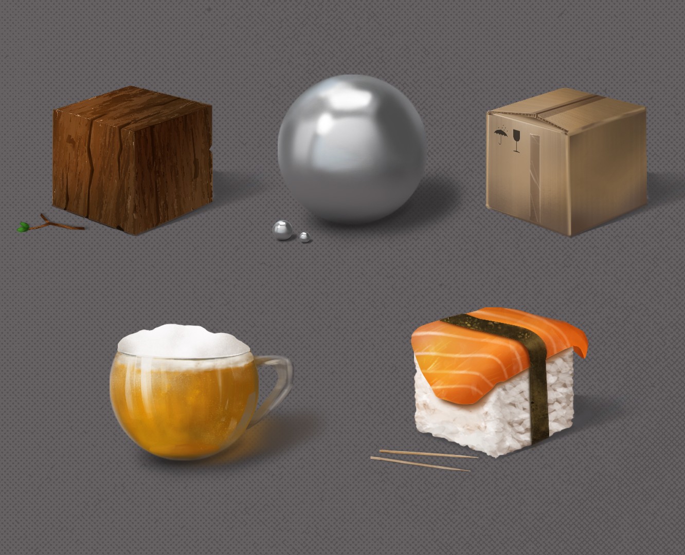 Рисовка материалов/Drawing materials — Иллюстрация, Графика на Dprofile