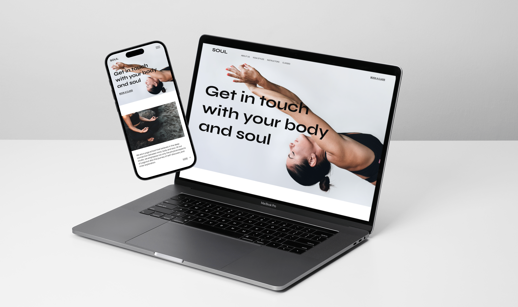 SOUL Yoga school — Изображение №2 — Интерфейсы, Брендинг на Dprofile