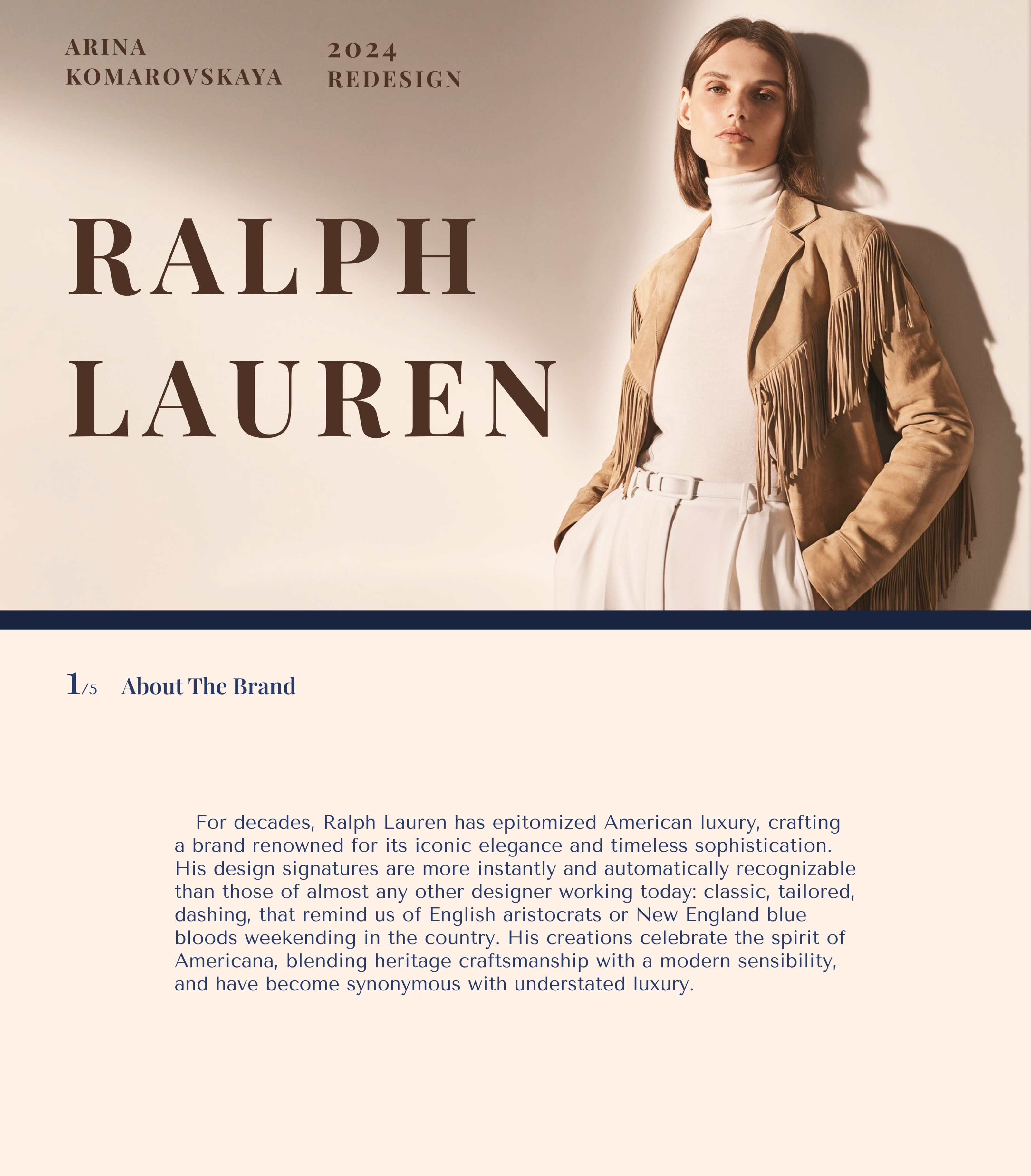 POLO Ralph Lauren Redesign — Изображение №1 — Интерфейсы на Dprofile