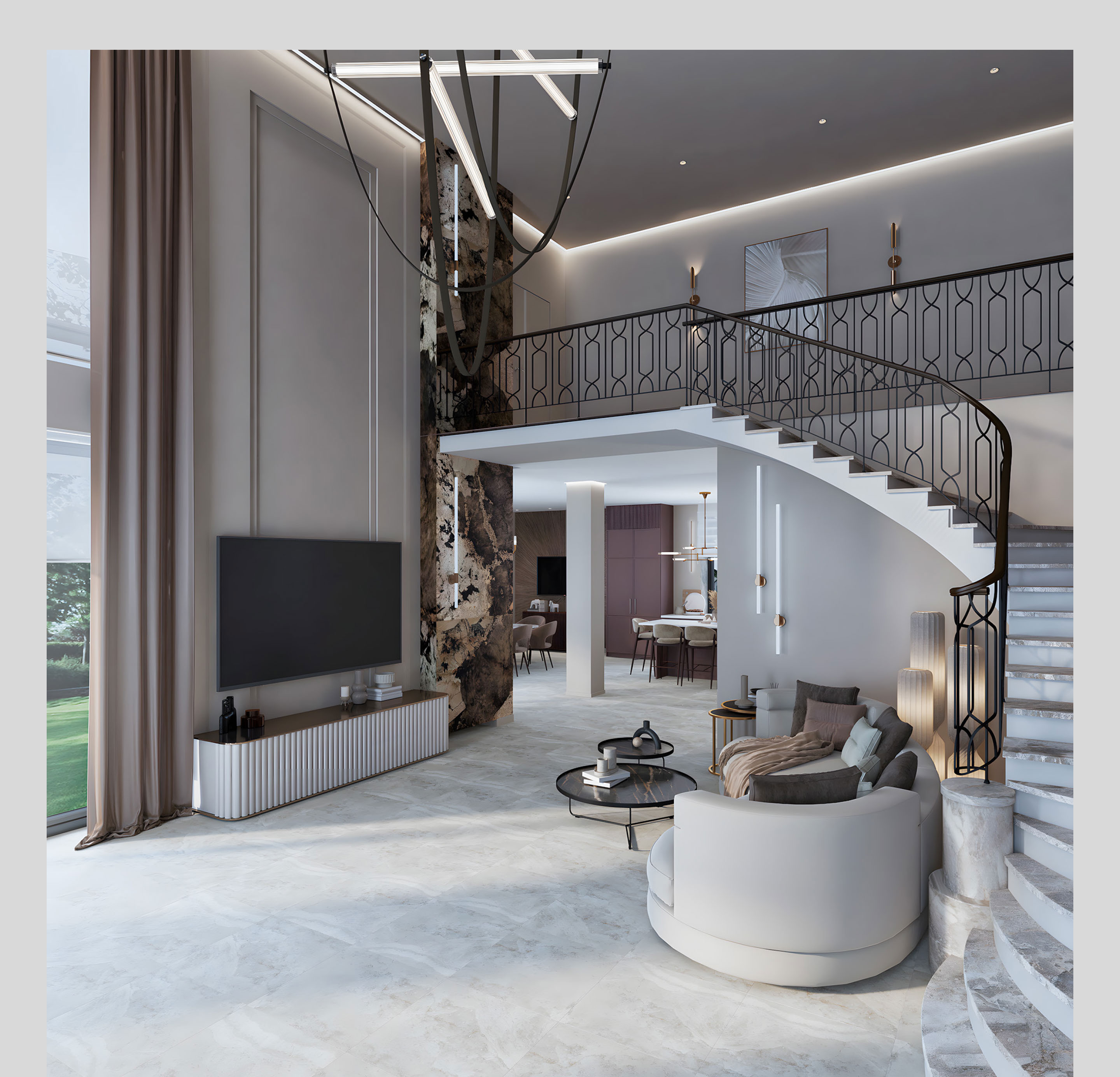 Двухэтажный жилой дом — Изображение №3 — 3D на Dprofile