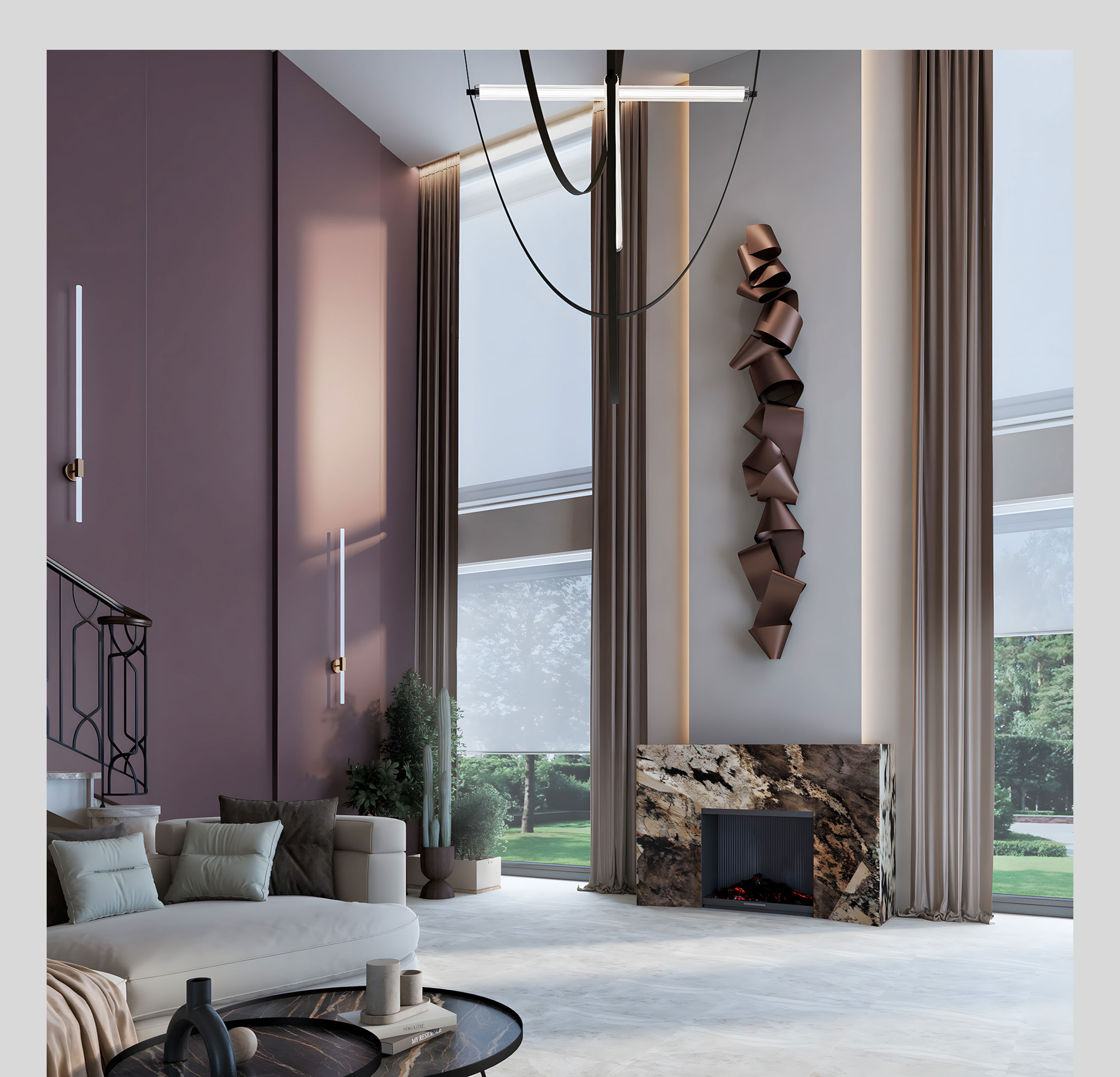 Двухэтажный жилой дом — Изображение №4 — 3D на Dprofile