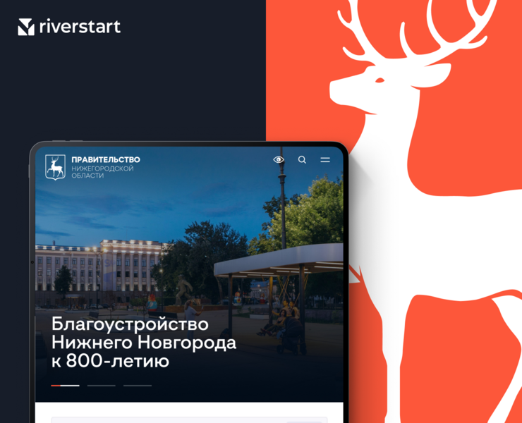 Сайт Правительства Нижегородской области — Интерфейсы на Dprofile