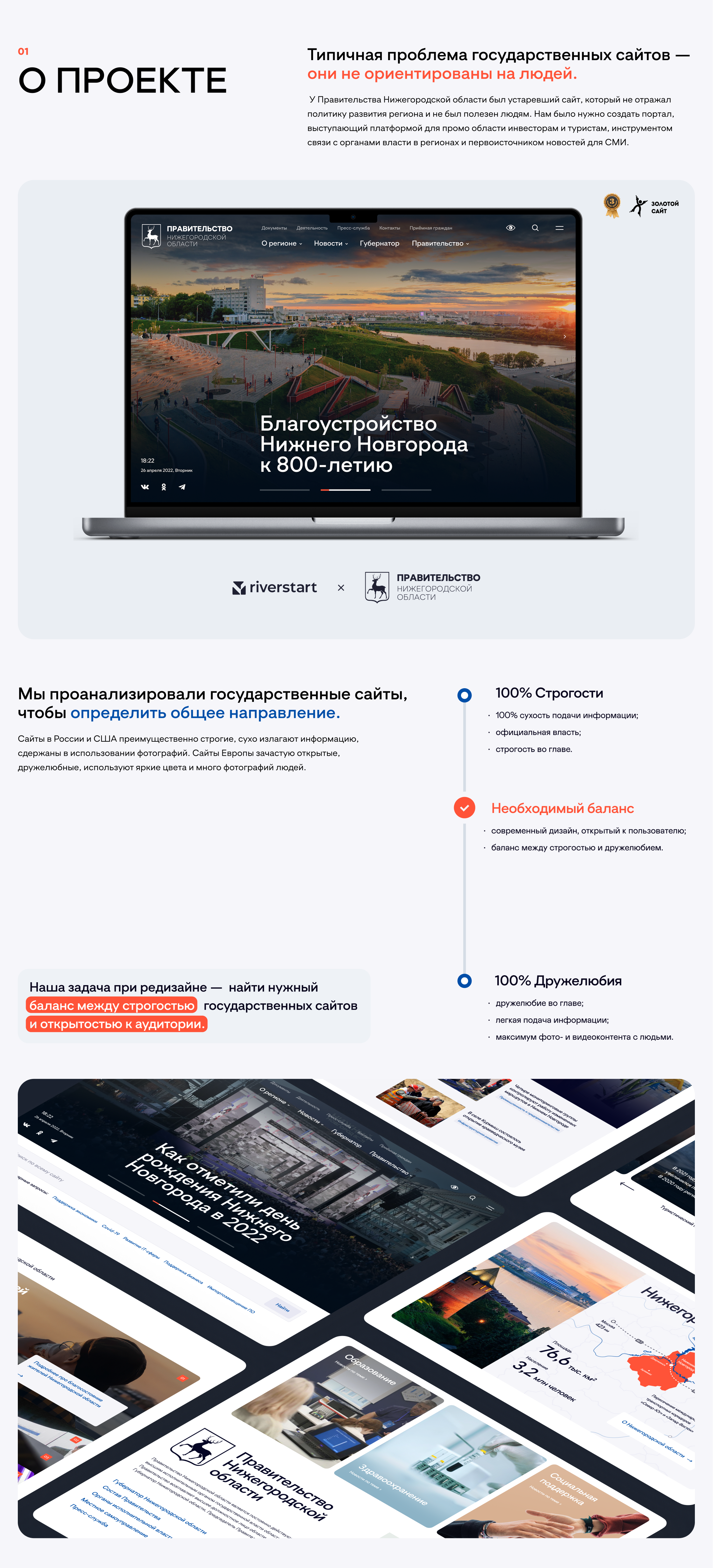 Сайт Правительства Нижегородской области — Изображение №2 — Интерфейсы на Dprofile