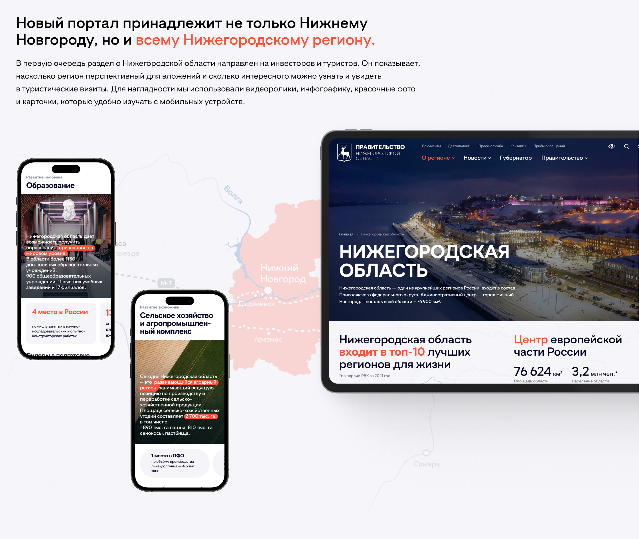 Сайт Правительства Нижегородской области — Изображение №5 — Интерфейсы на Dprofile