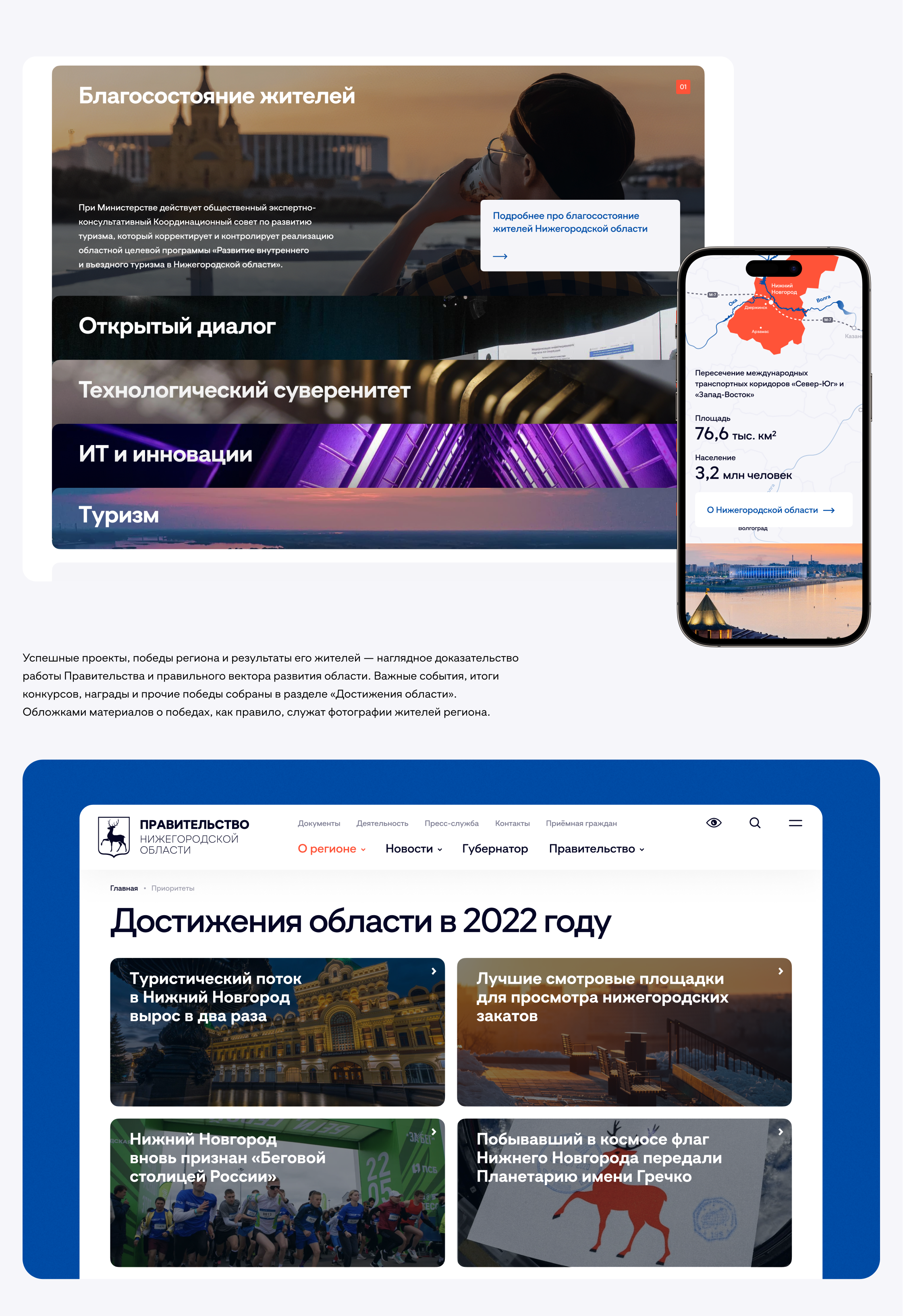 Сайт Правительства Нижегородской области — Изображение №4 — Интерфейсы на Dprofile